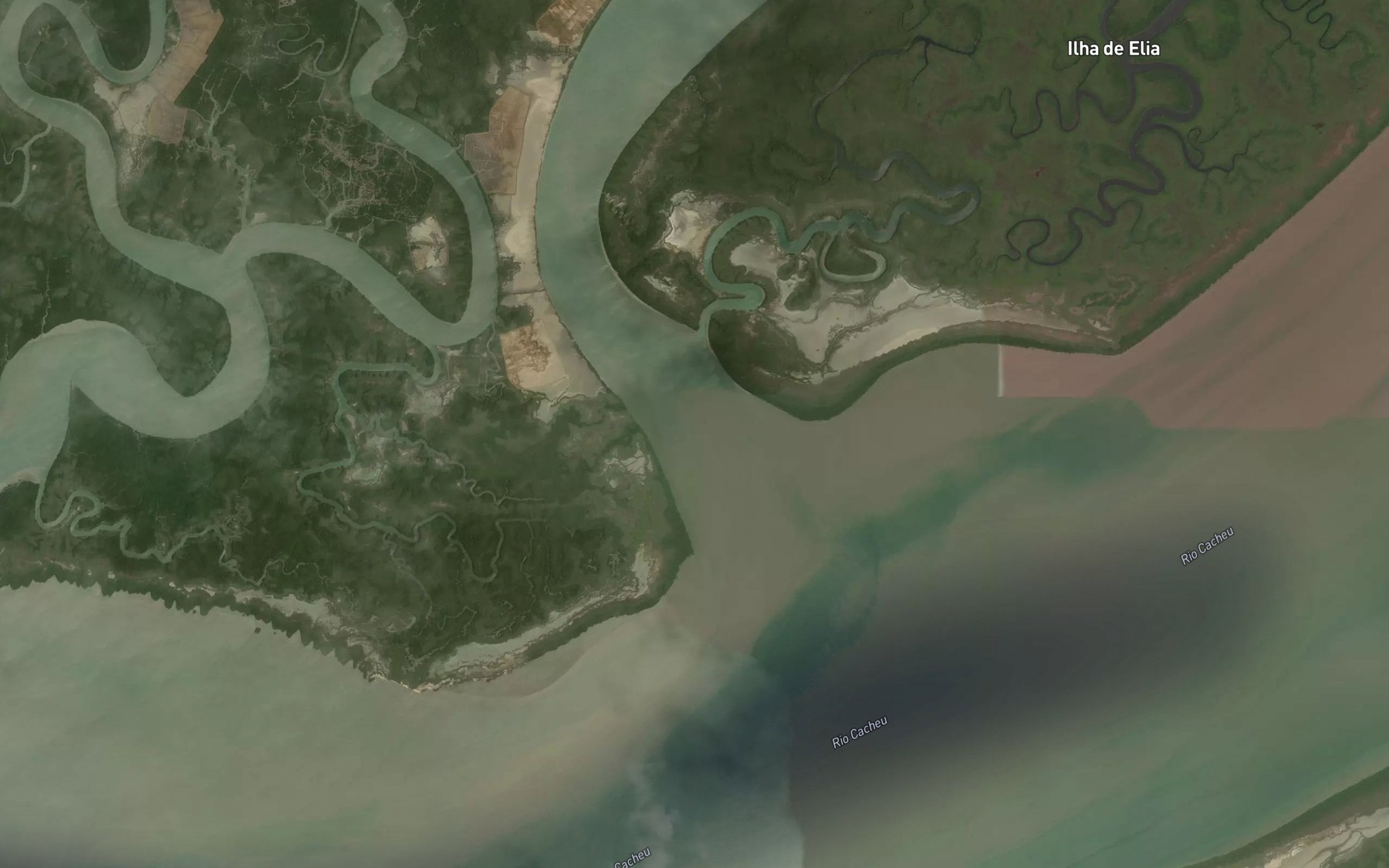 Satellite map of the Rio de Elia