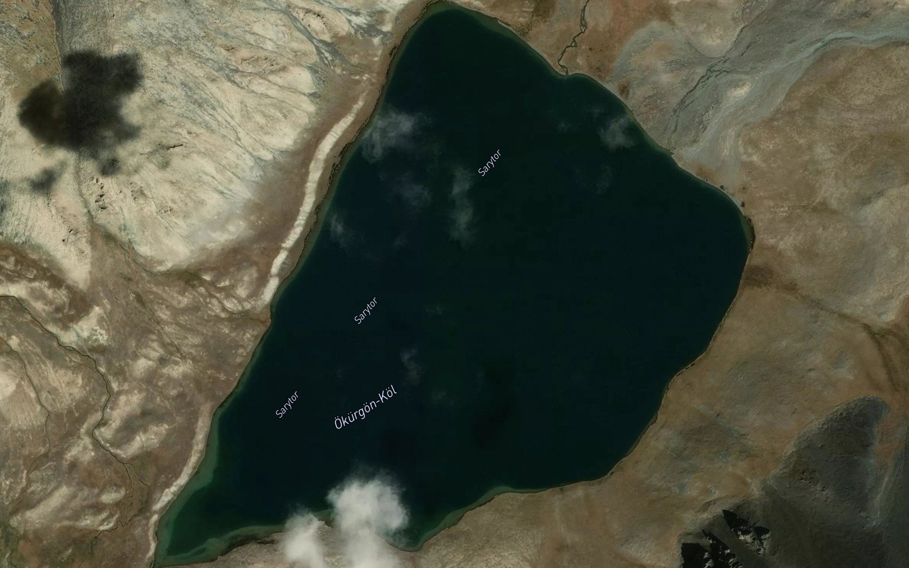 Satellite map of the Ozero Ekurgenkel'