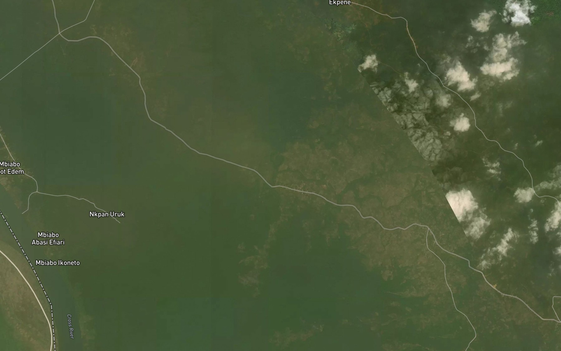 Satellite map of the Ese Afia