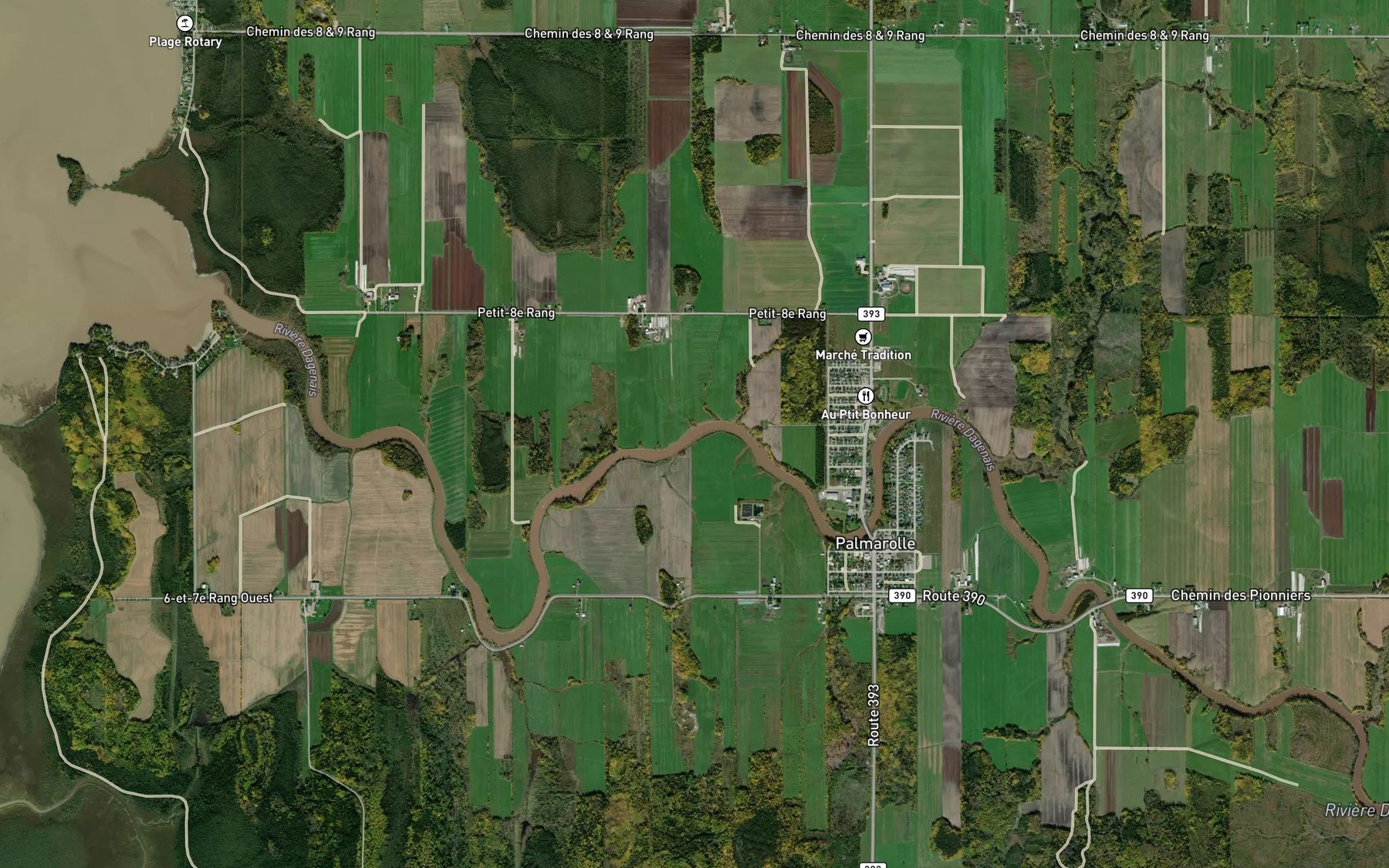 Satellite map of the Cours d'eau Boulet