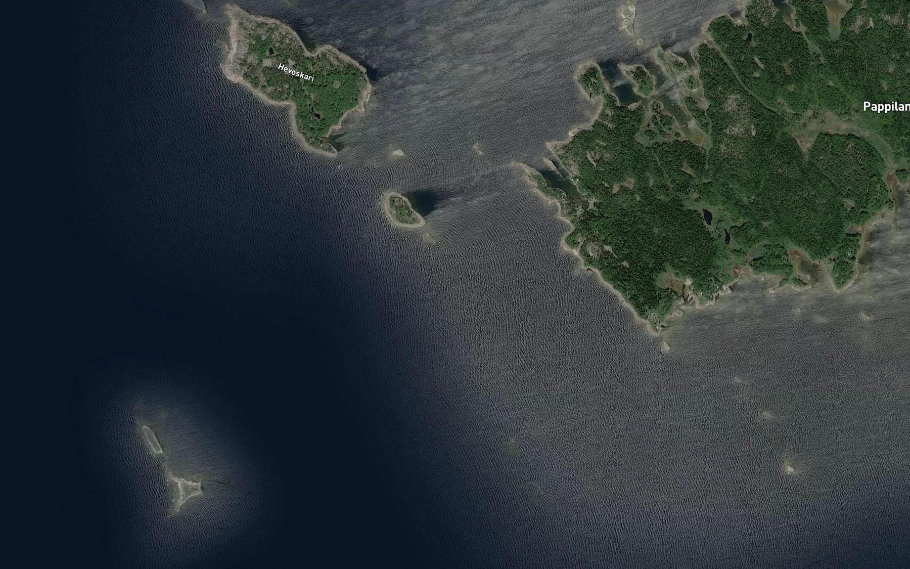 Satellite map of the Hevoskarinreika