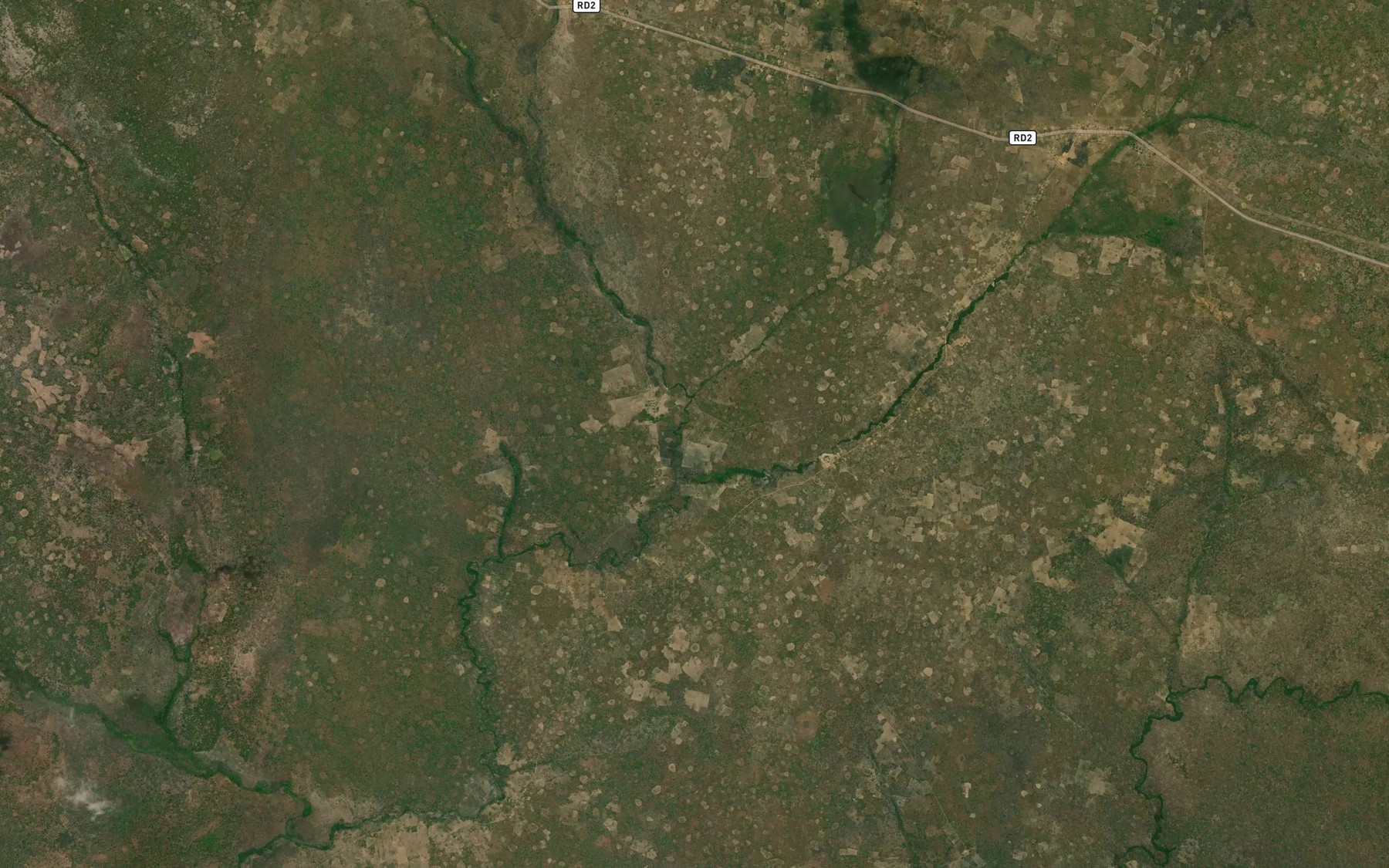 Satellite map of the Chaulu