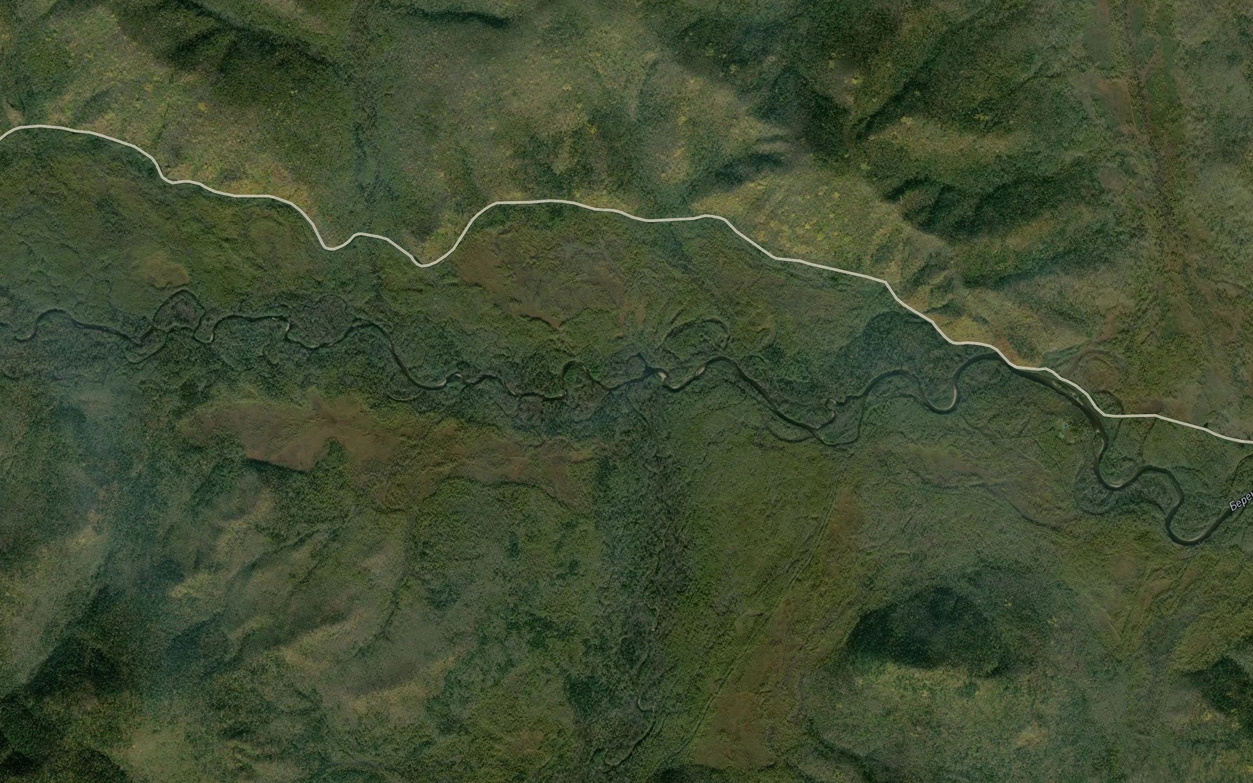 Satellite map of the Yan