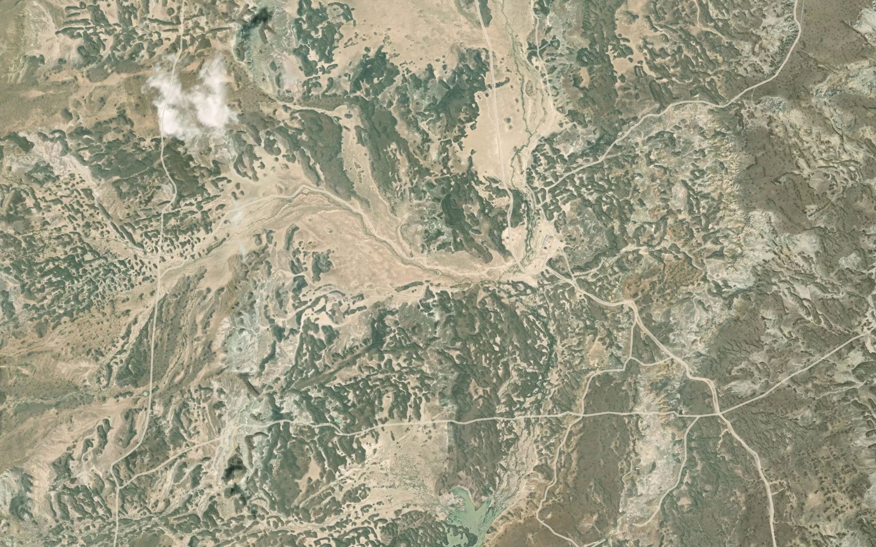 Satellite map of the State Reservoir