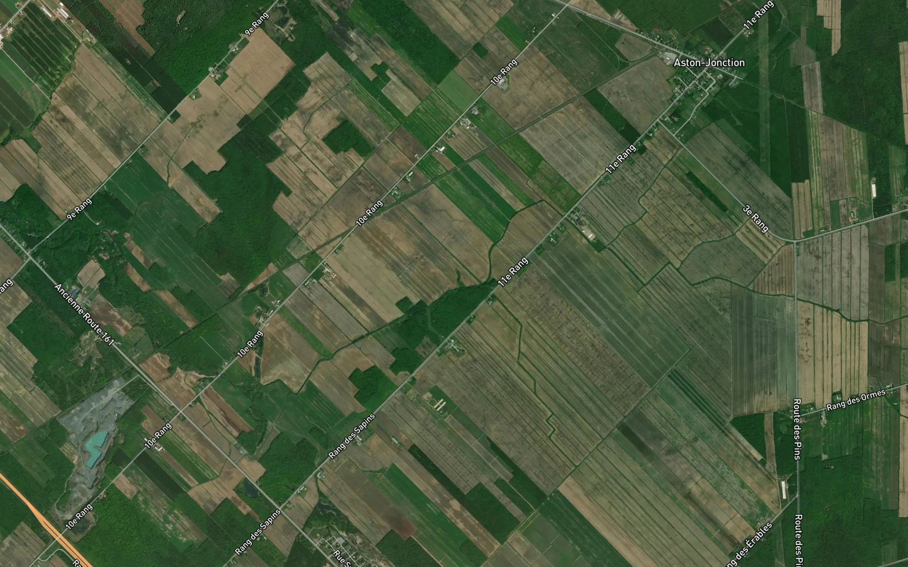 Satellite map of the Ruisseau Boucher