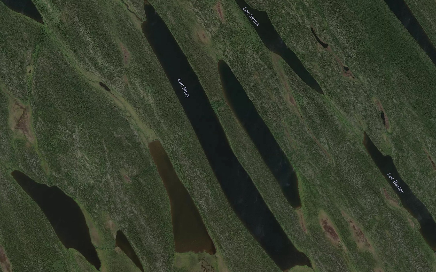 Satellite map of the Lac Mary