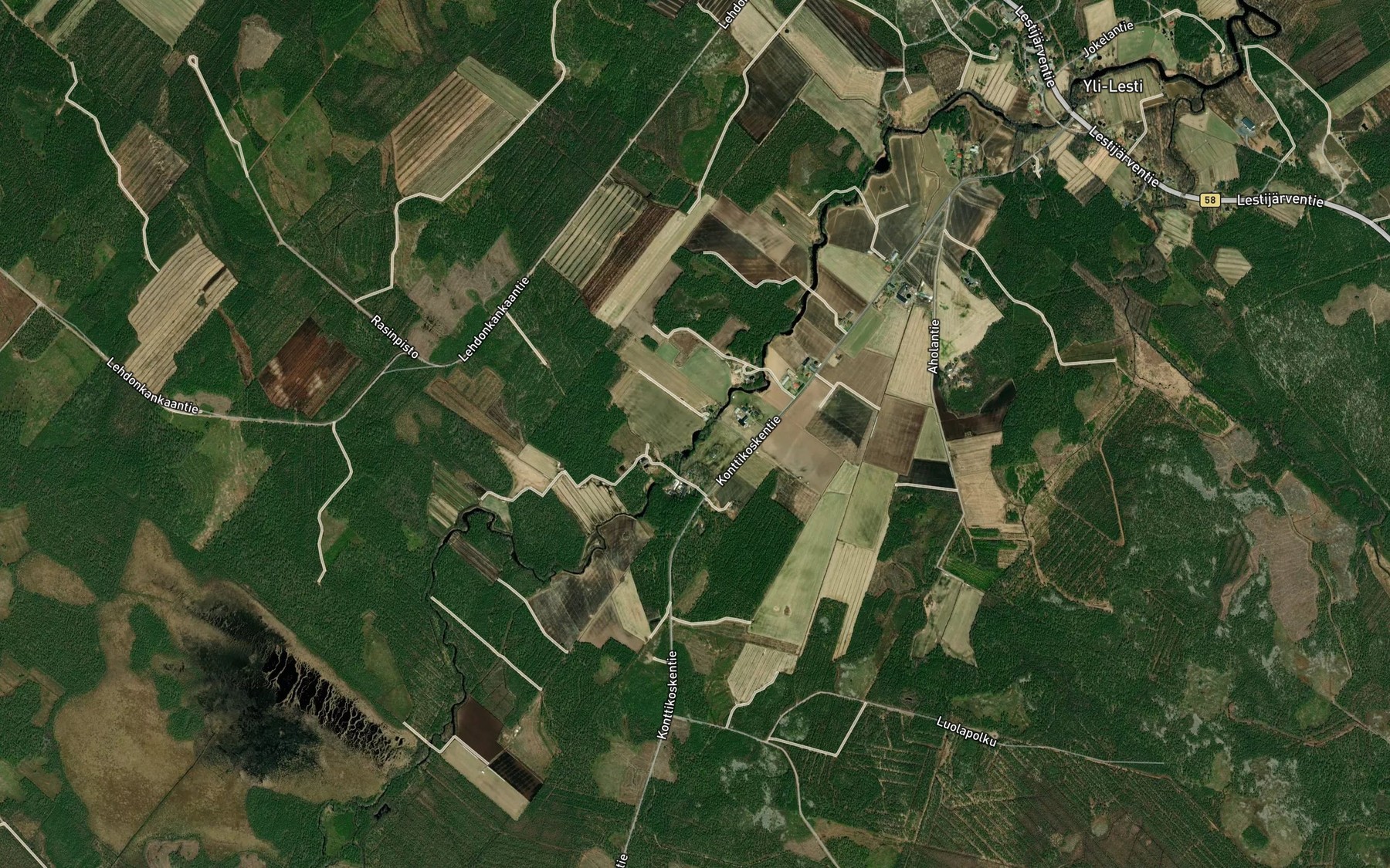 Satellite map of the Kassarikoski
