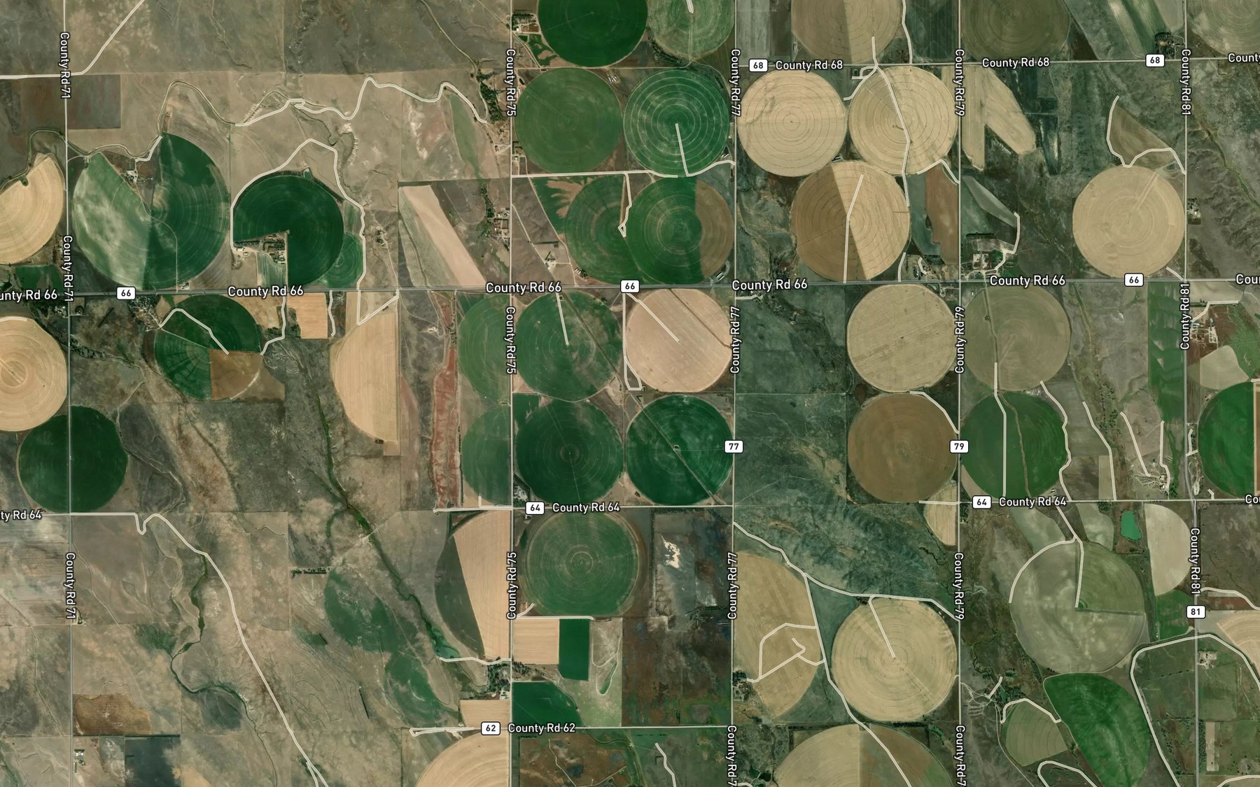 Satellite map of the North Sterling Lateral Number 44