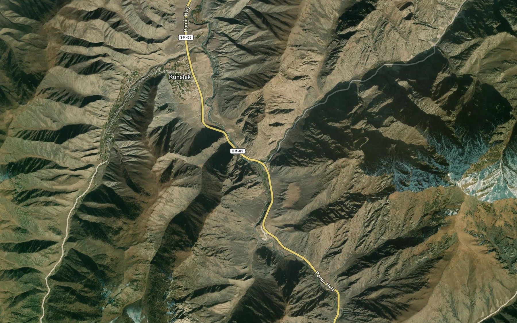 Satellite map of the Chong-Byulelyu