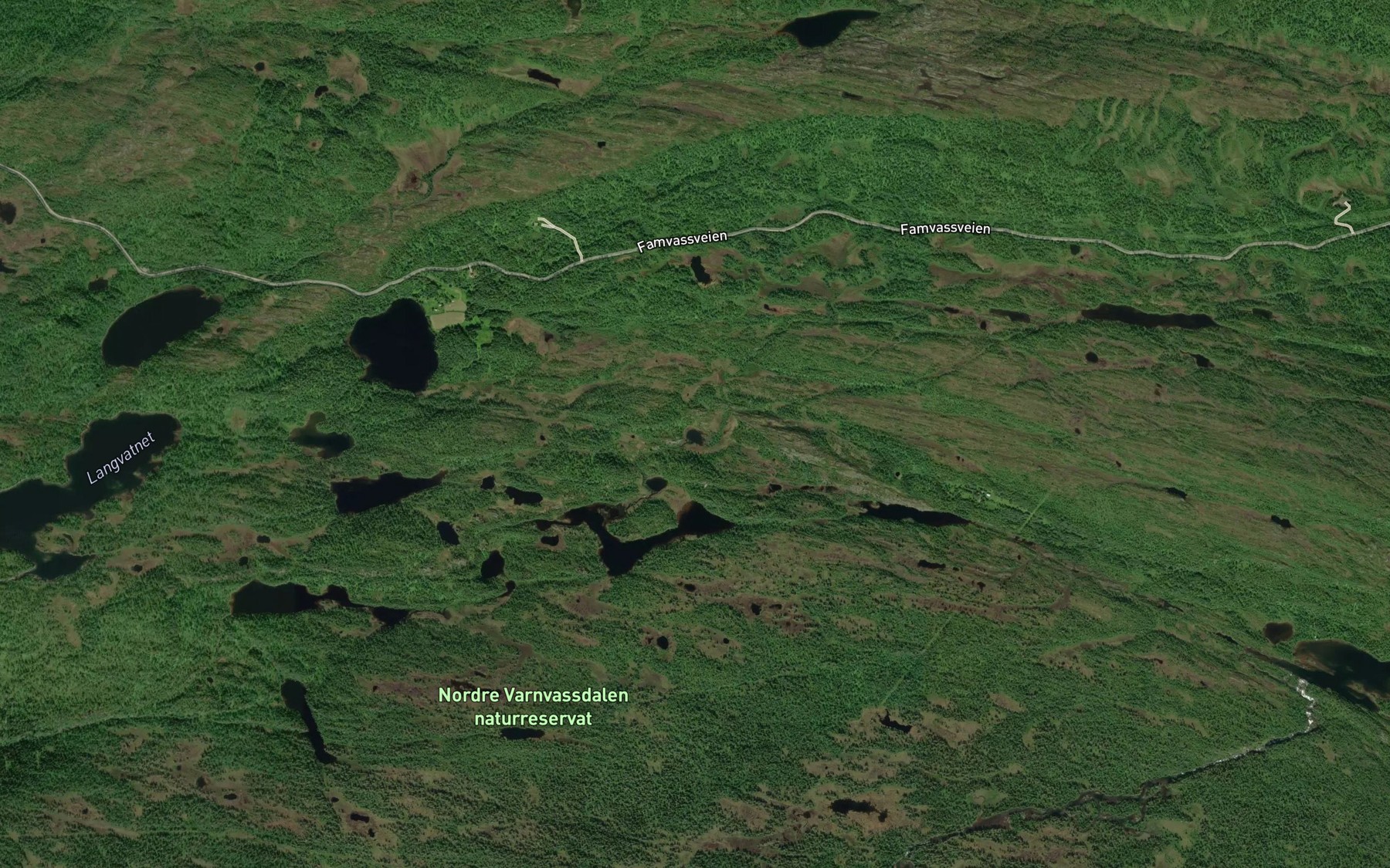 Satellite map of the Graltjonna