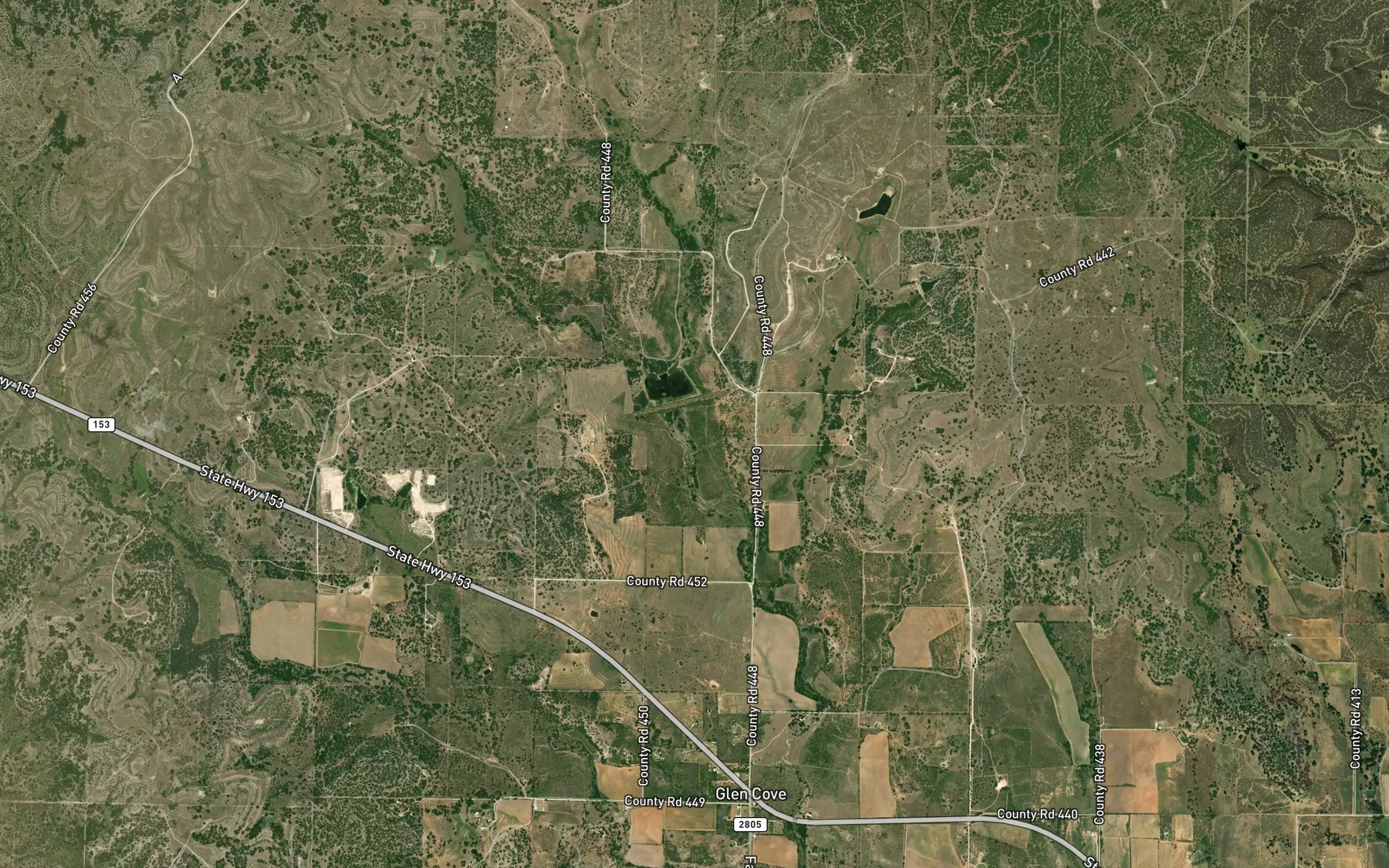 Satellite map of the Soil Conservation Service Site 37 Reservoir