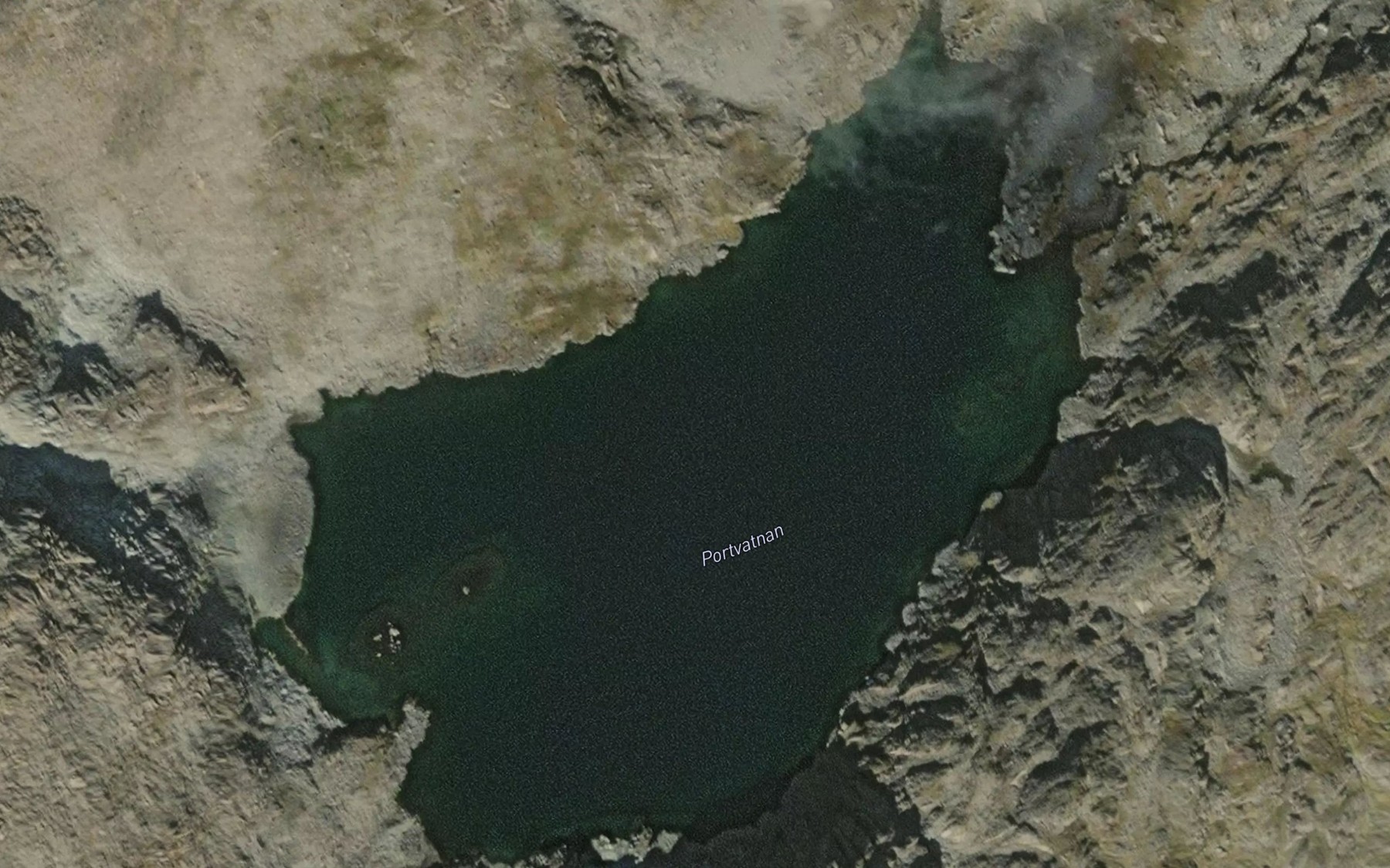 Satellite map of the Portvatnan