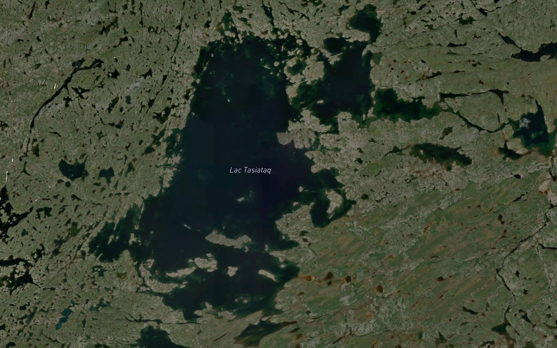 Satellite map of the Lac Tasiataq