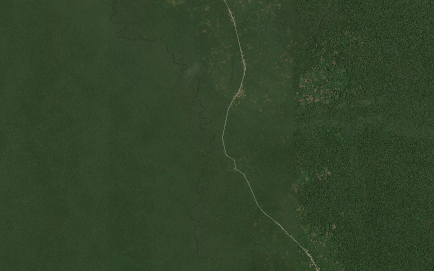 Satellite map of the Loniuka