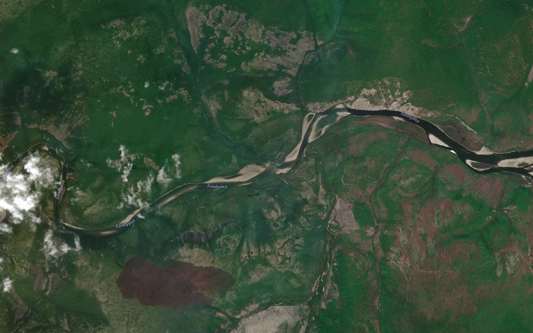 Satellite map of the Lepure