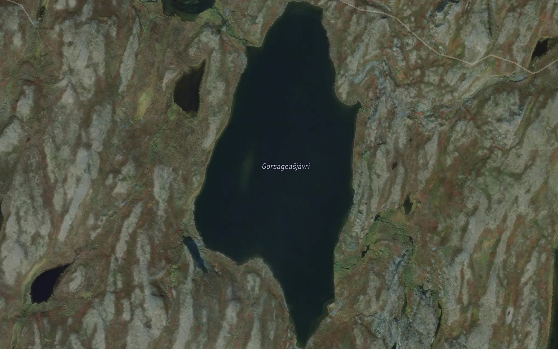 Satellite map of the Gorsageasjavri