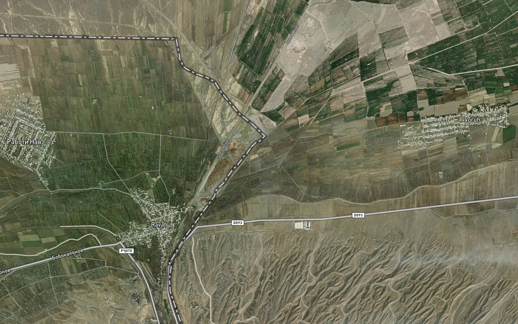 Satellite map of the Rapqon Kanali