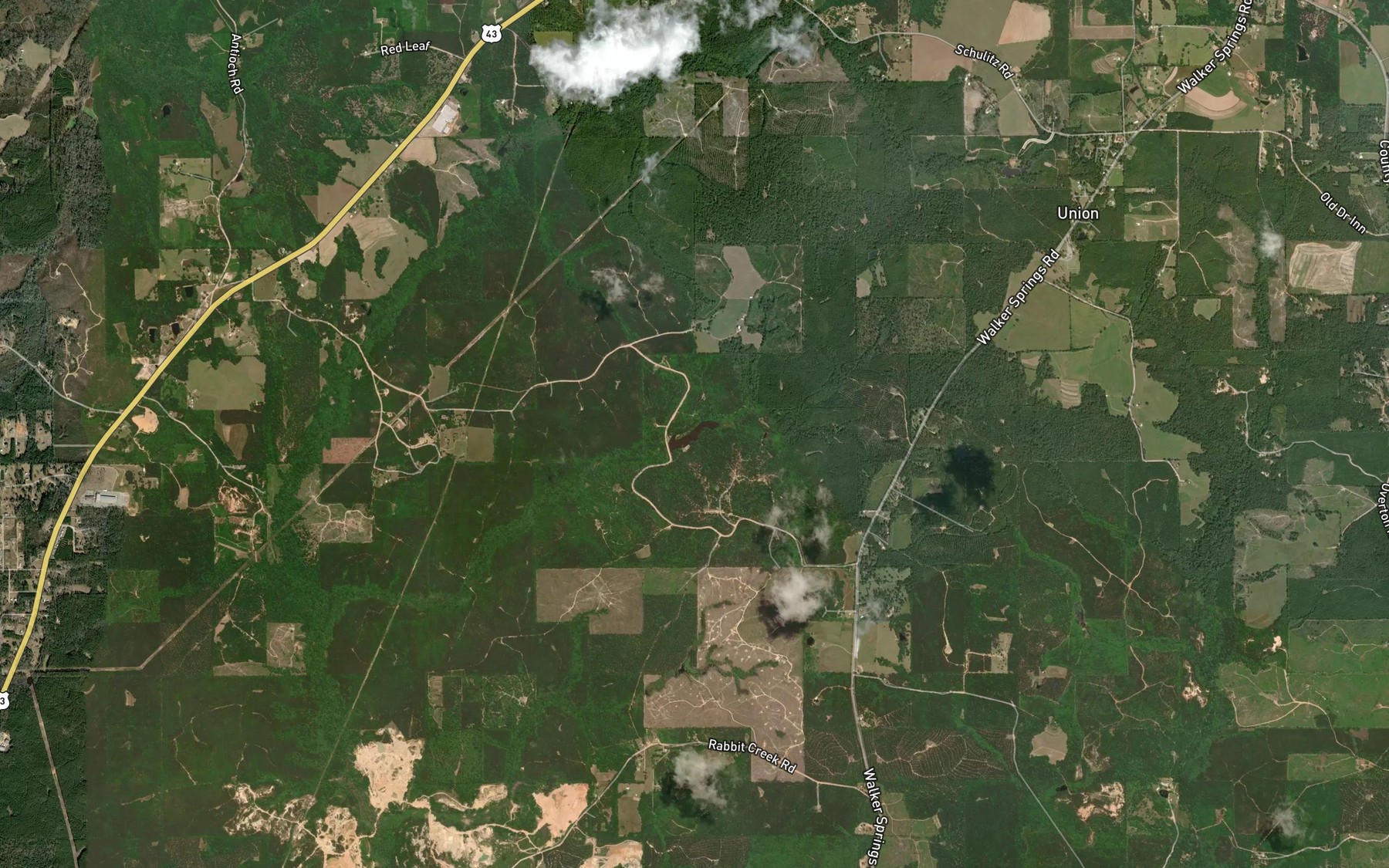 Satellite map of the Maubila Boy Scout Lake