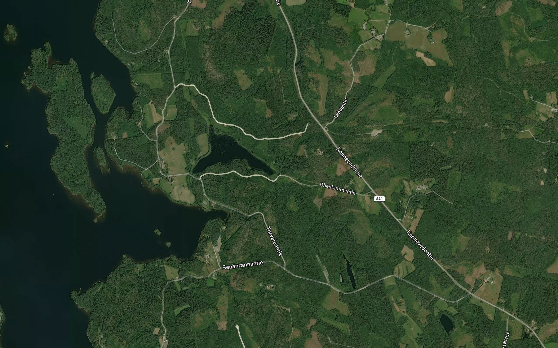 Satellite map of the Lehmioja