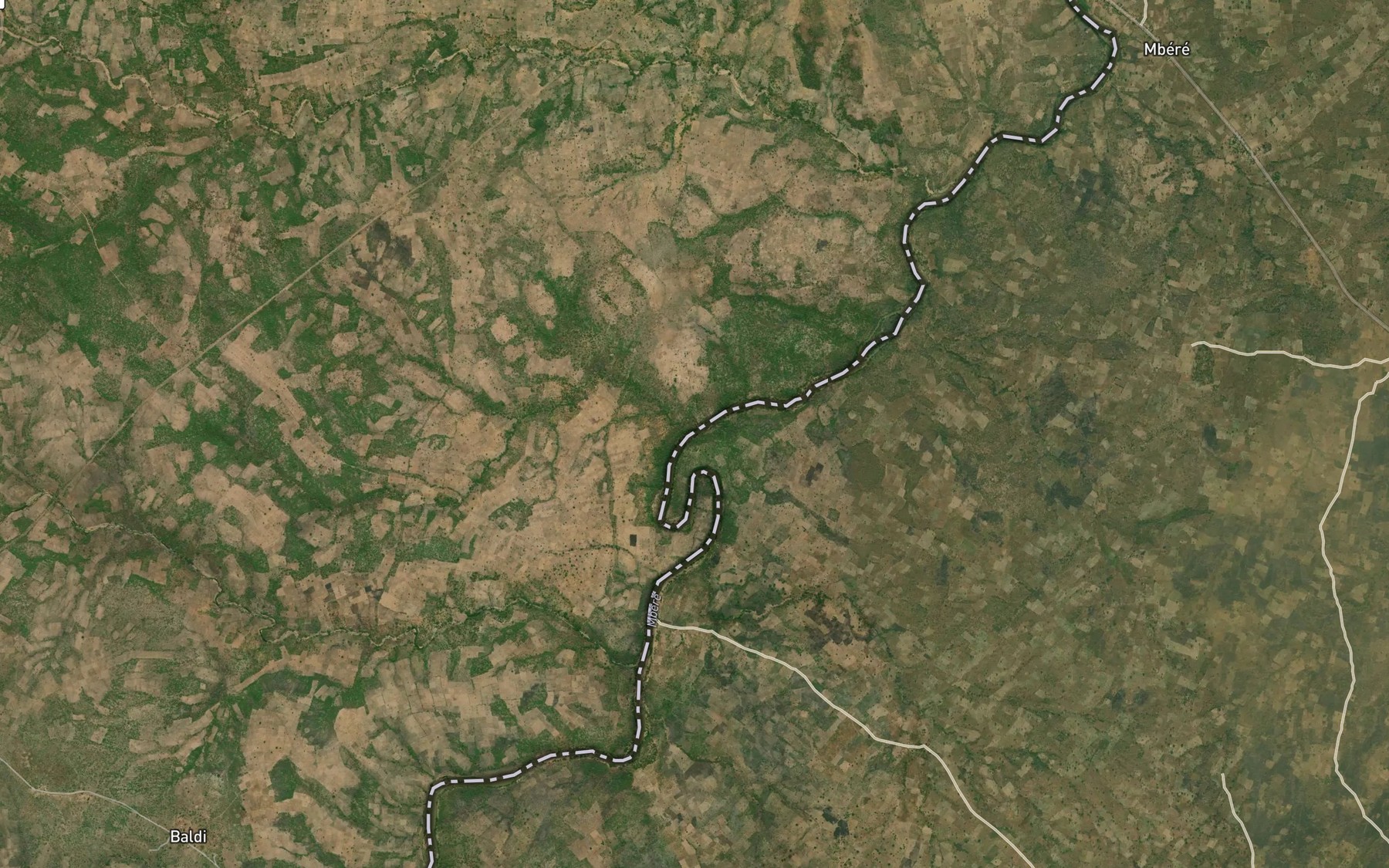 Satellite map of the Mbiouaou