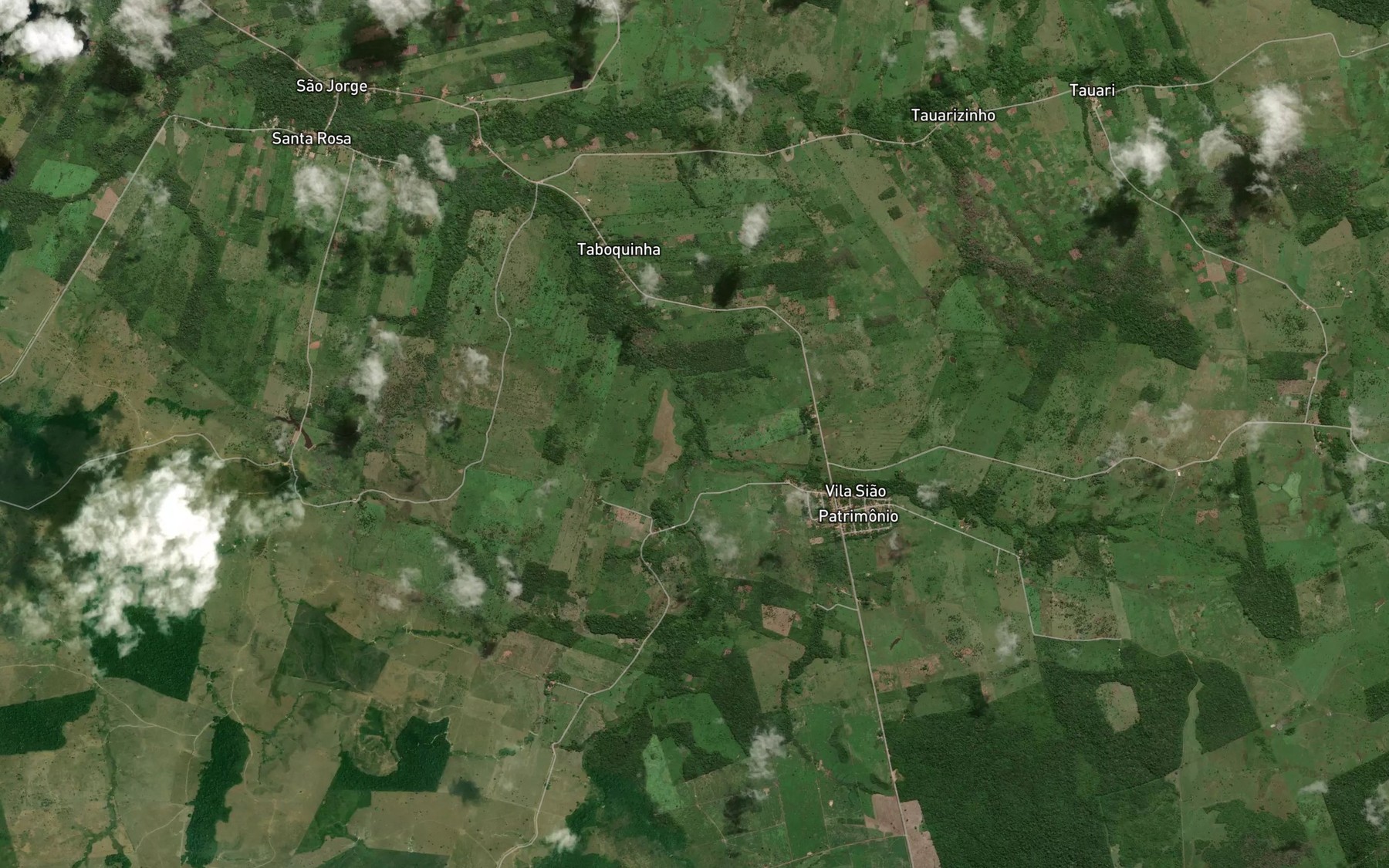 Satellite map of the Igarape Itabocal