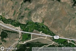 Satellite map of the Baker Creek