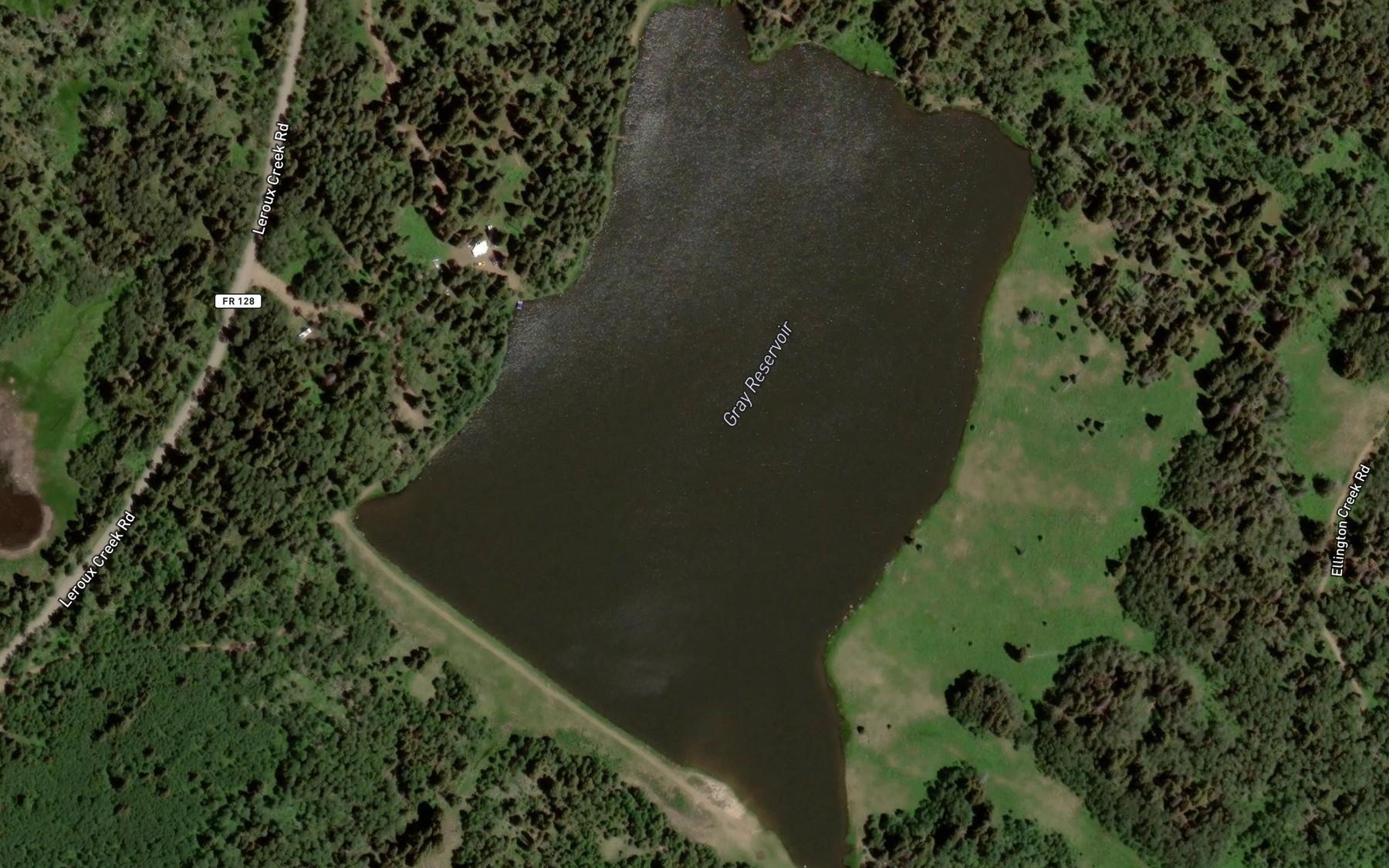 Satellite map of the Gray Reservoir