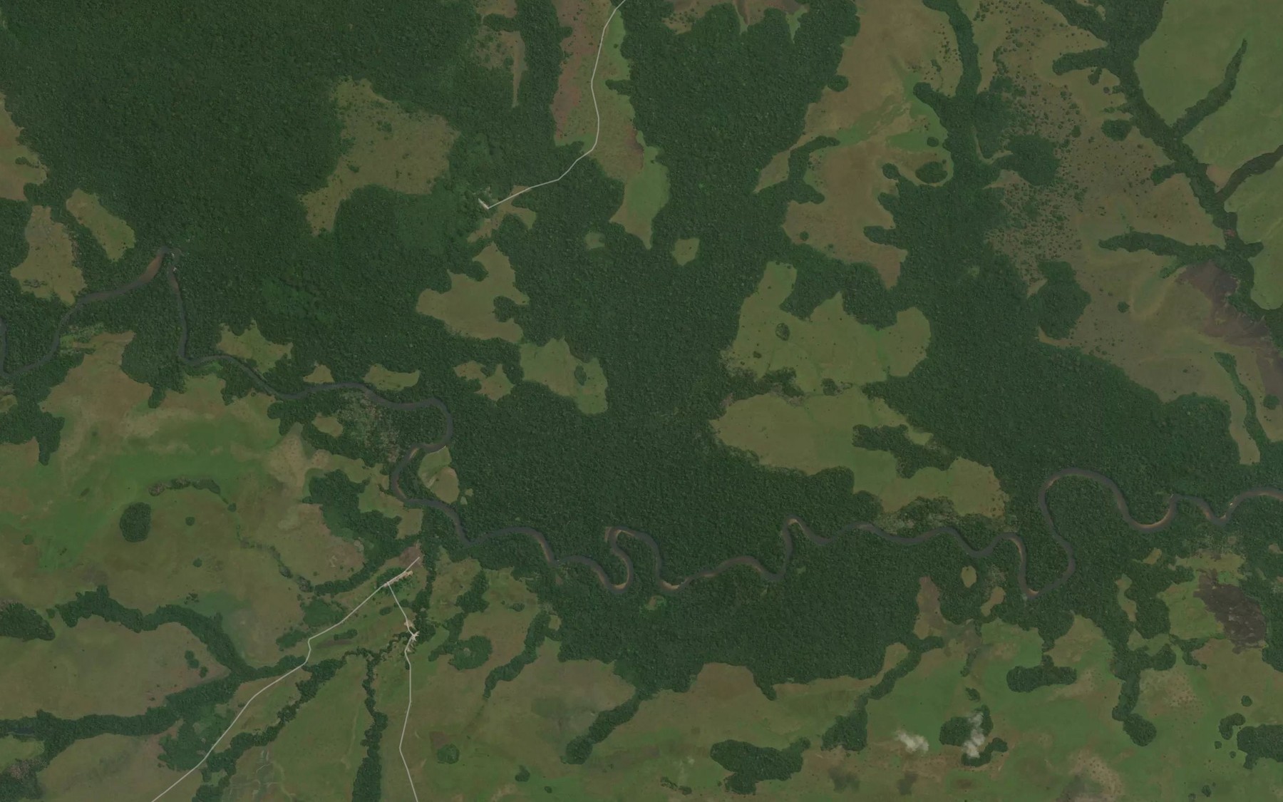 Satellite map of the Okoko