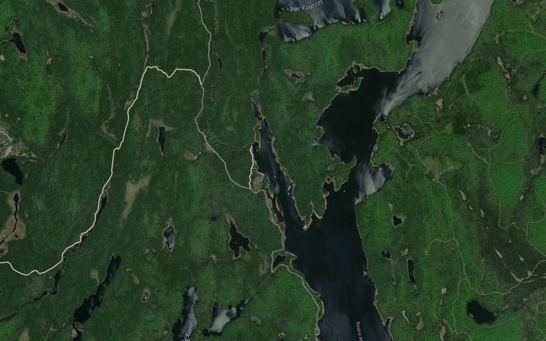 Satellite map of the Baie Torniche