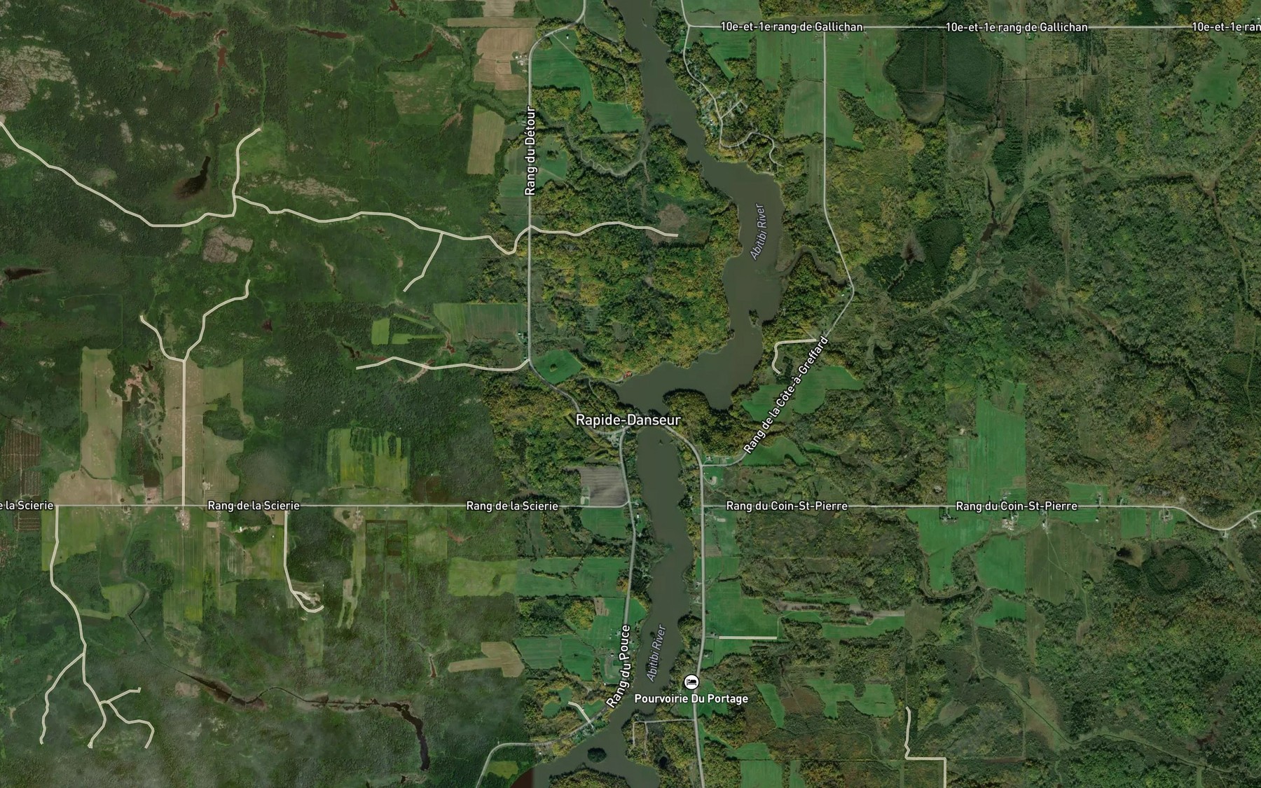 Satellite map of the Baie Angello