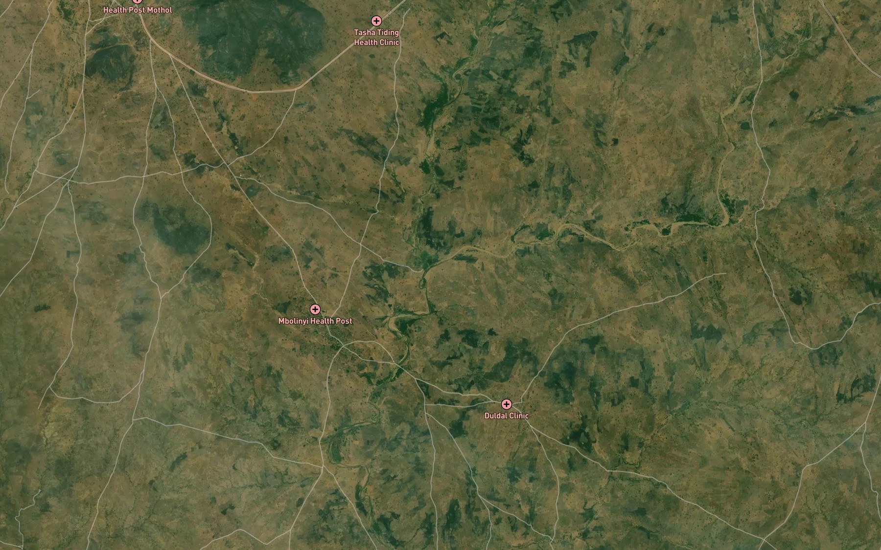 Satellite map of the Mayel Mbilinyi