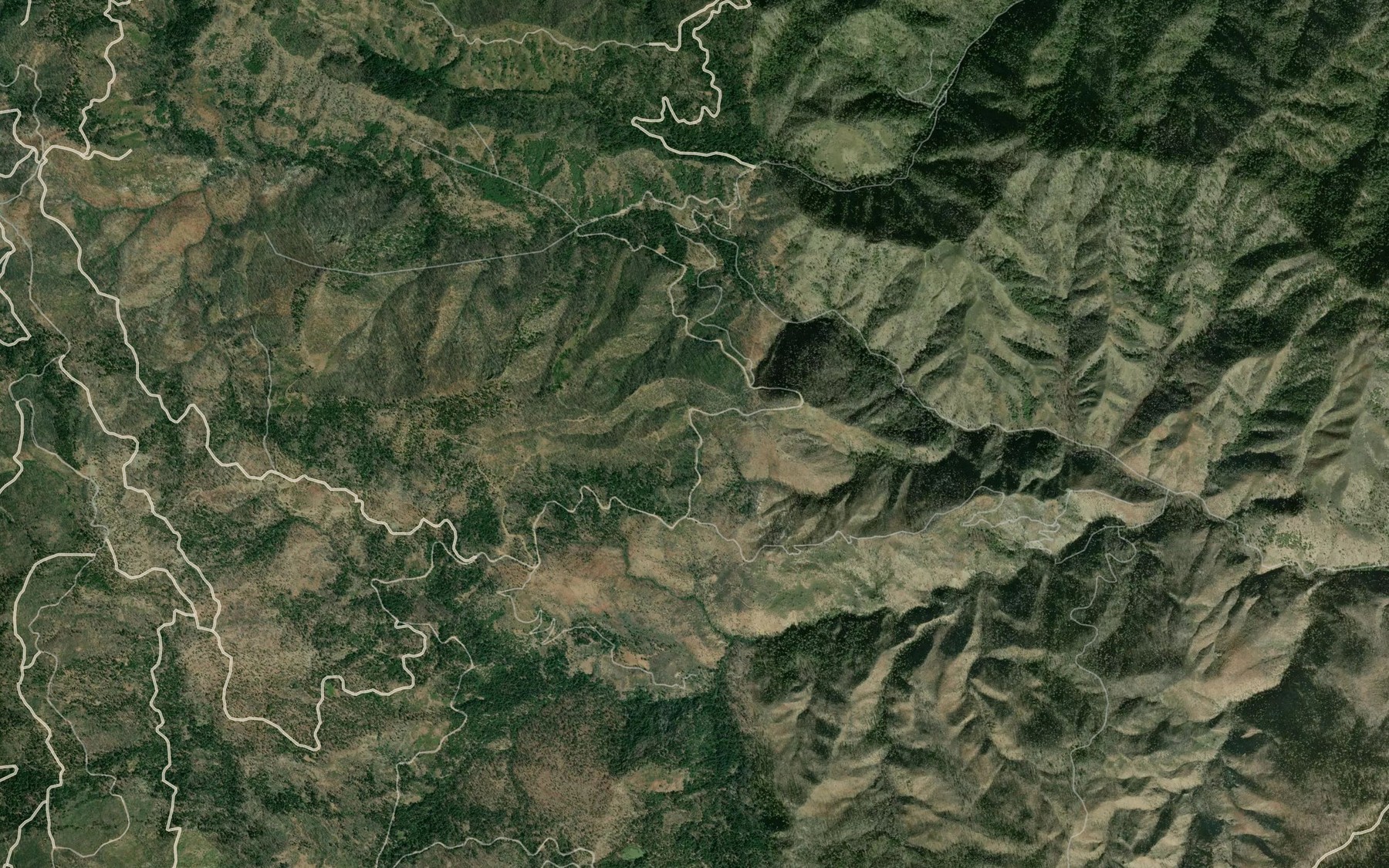 Satellite map of the Gum Spring