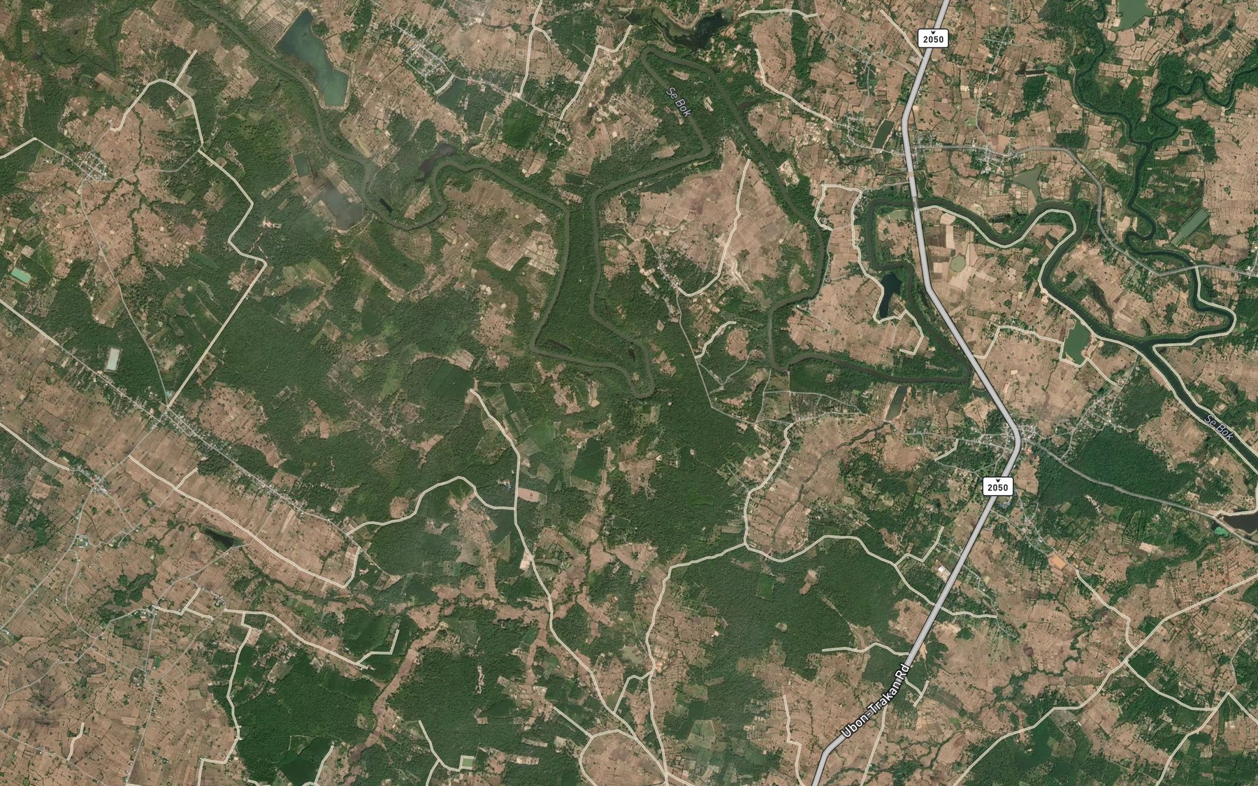 Satellite map of the Huai Yang