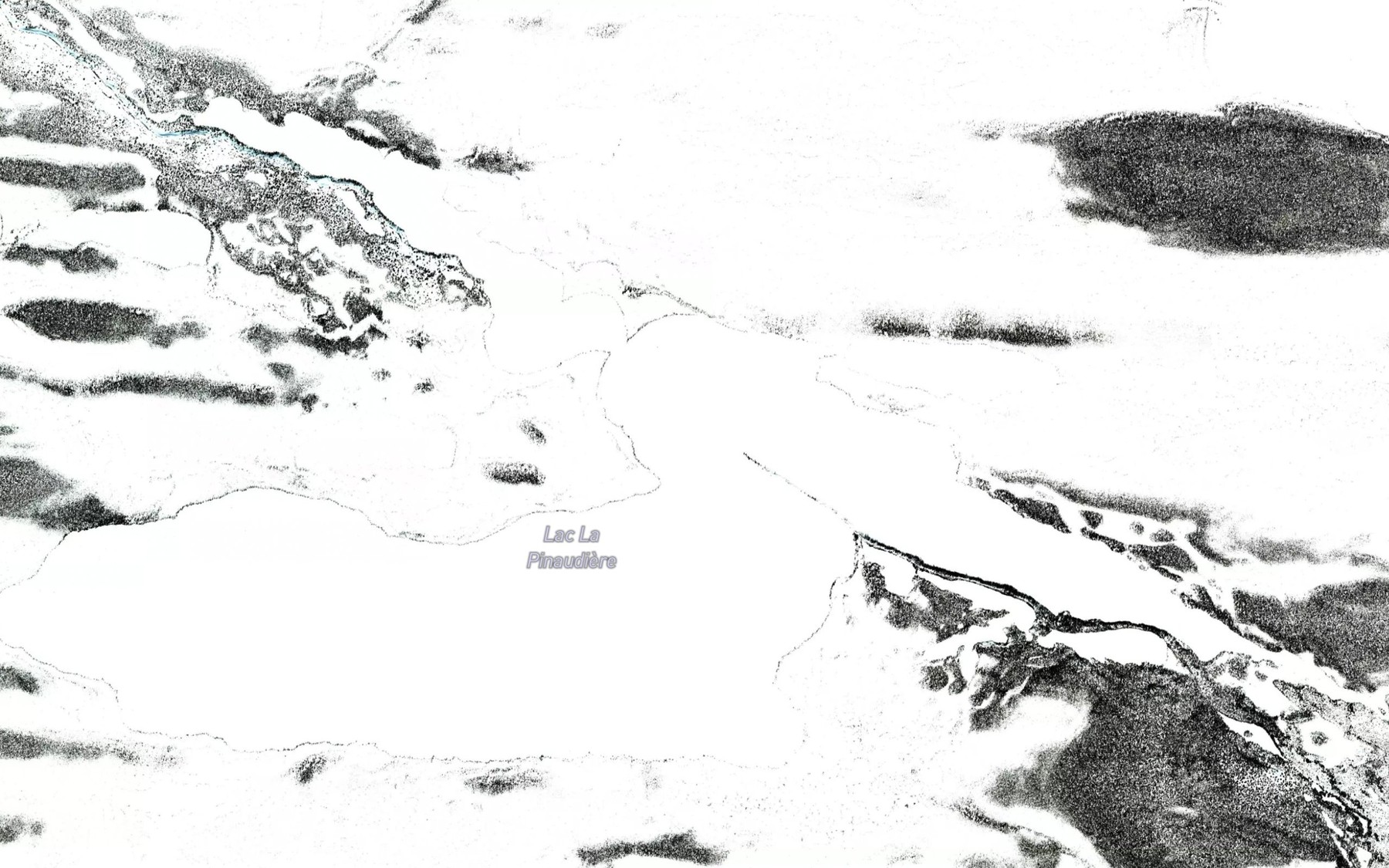 Satellite map of the Lac La Pinaudiere