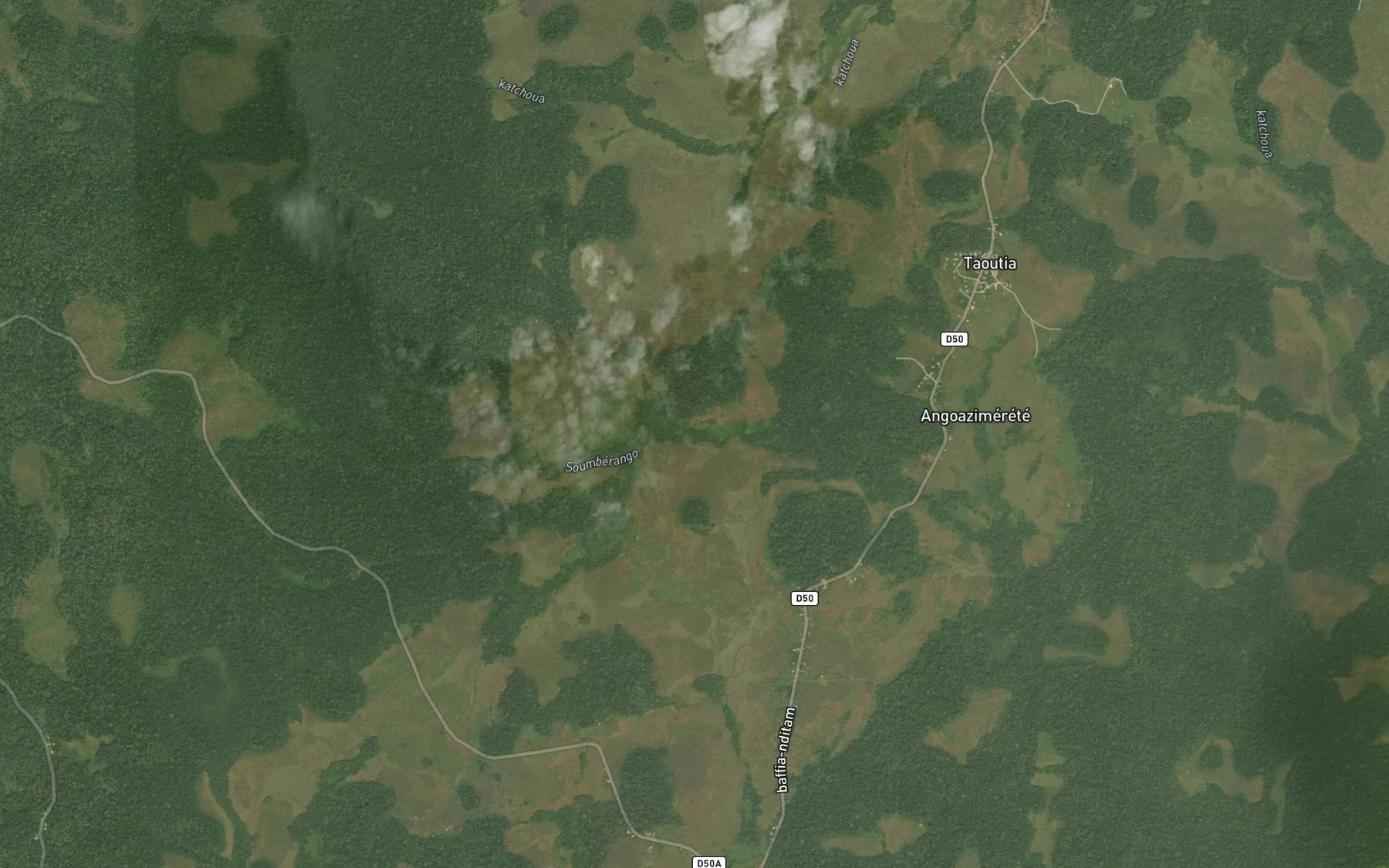 Satellite map of the Bekese