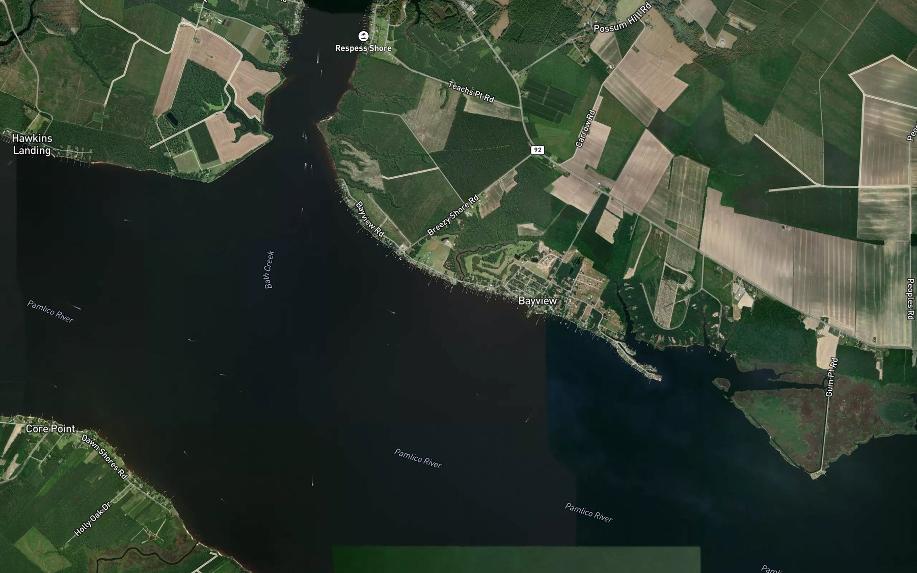 Satellite map of the Gar Gut