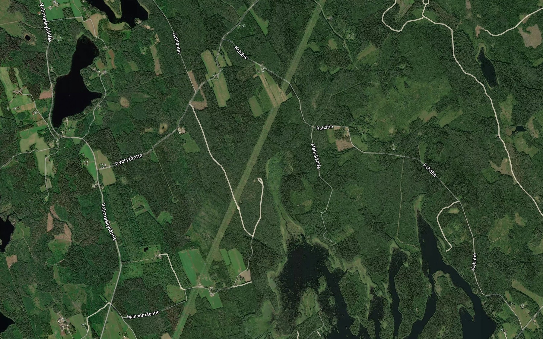 Satellite map of the Tolvalanjoki