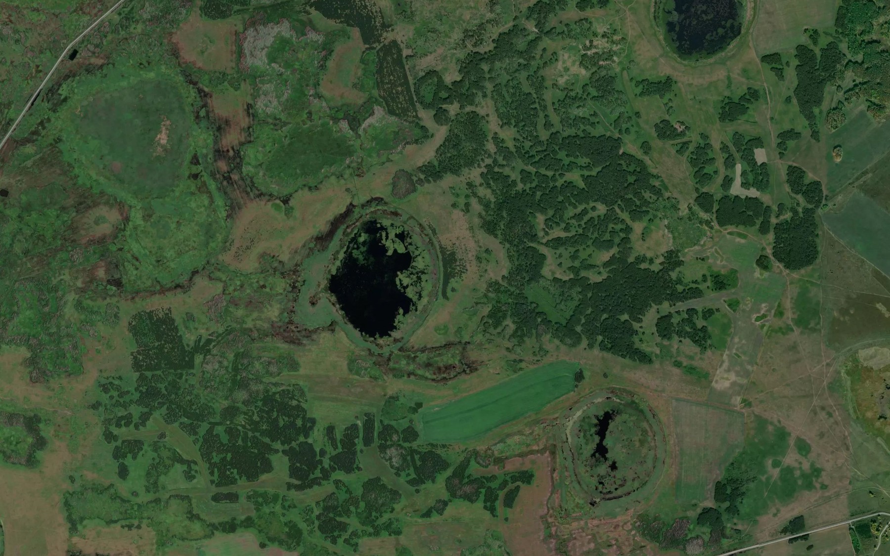 Satellite map of the Ozero Zabrodka
