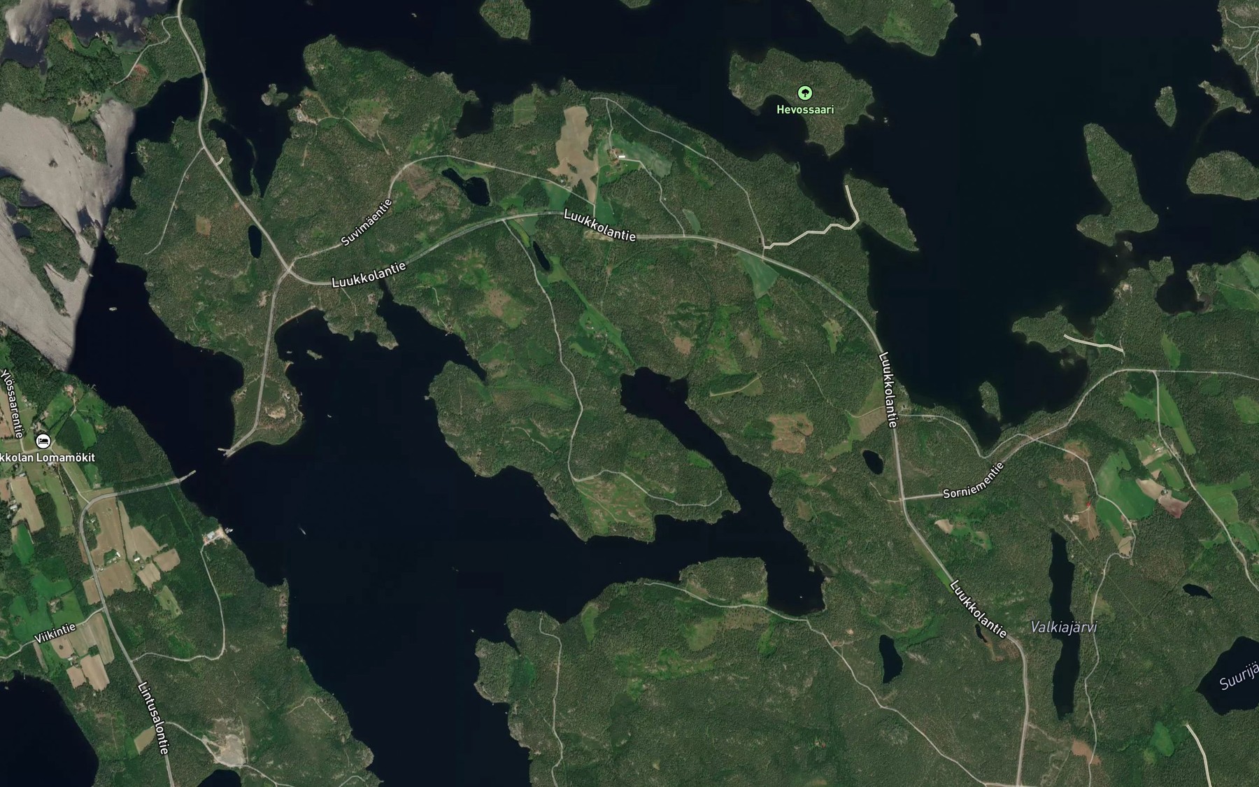 Satellite map of the Ahonlahti