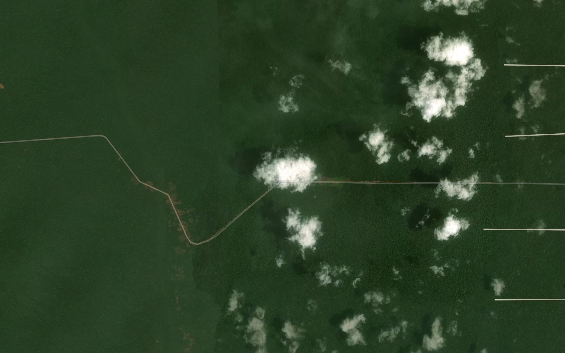 Satellite map of the Bandja