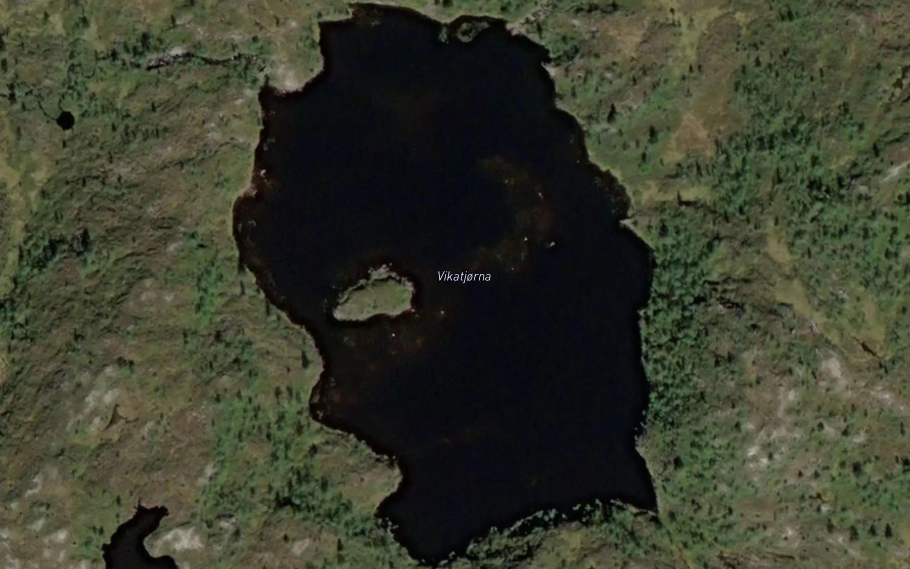 Satellite map of the Vikatjorna