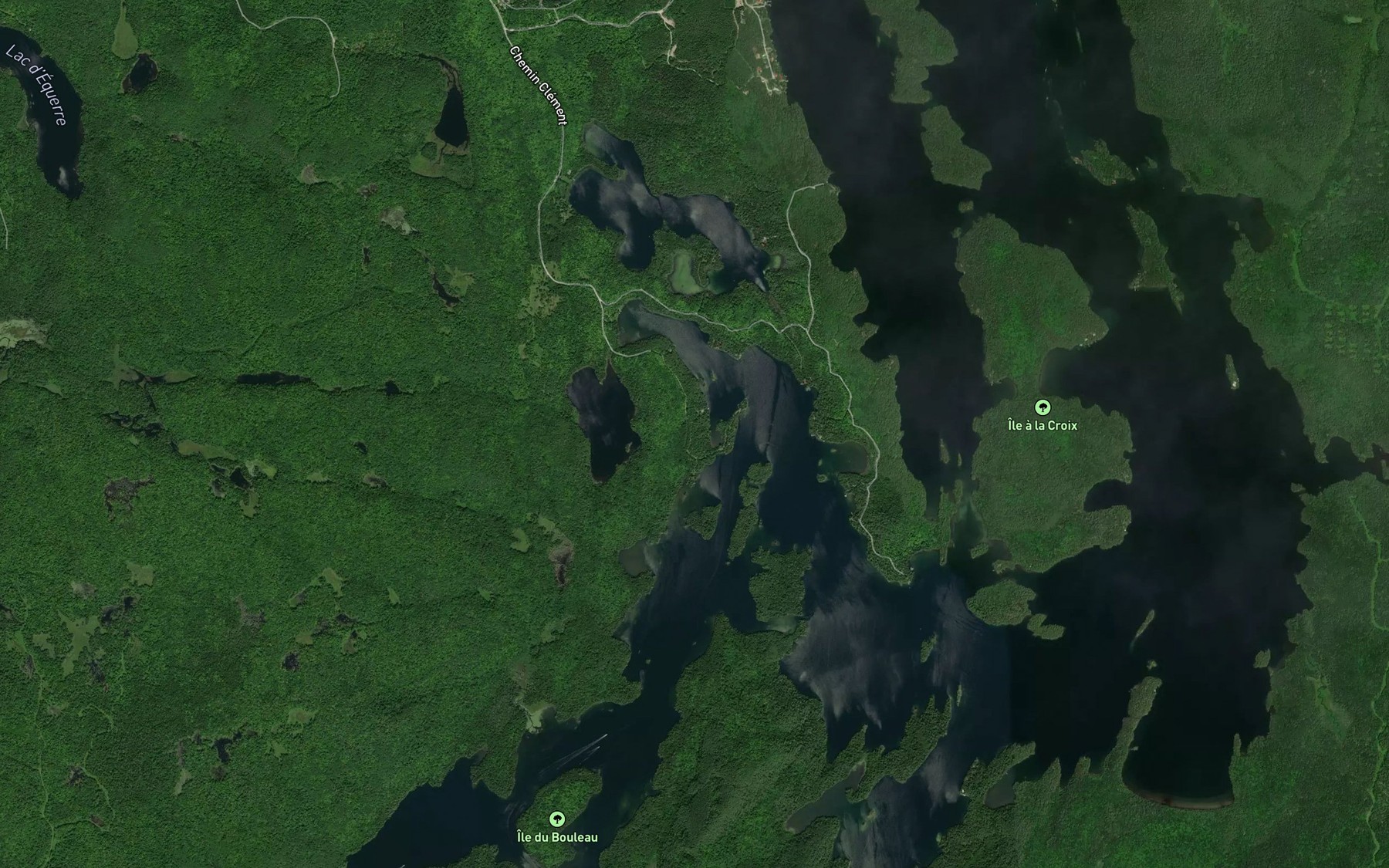 Satellite map of the Baie Malone