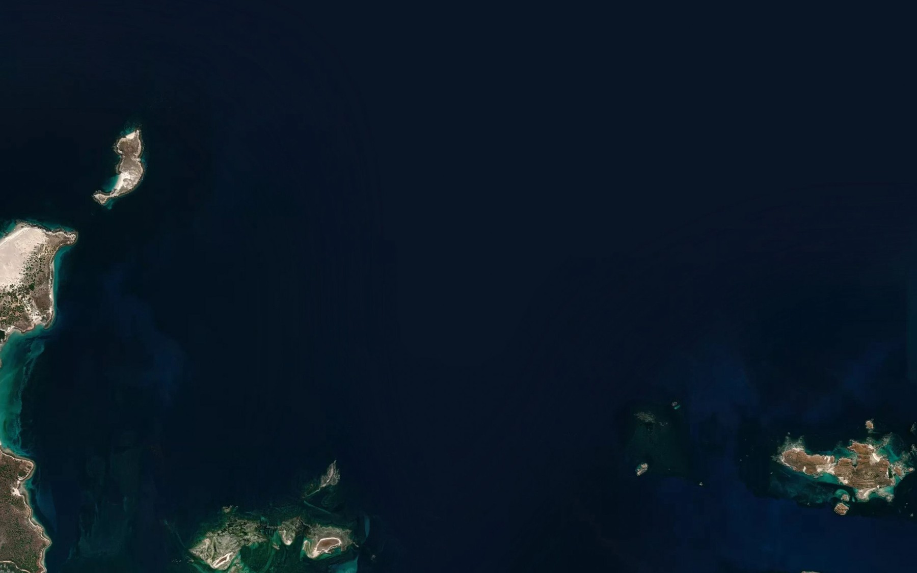Satellite map of the Gammon Bank