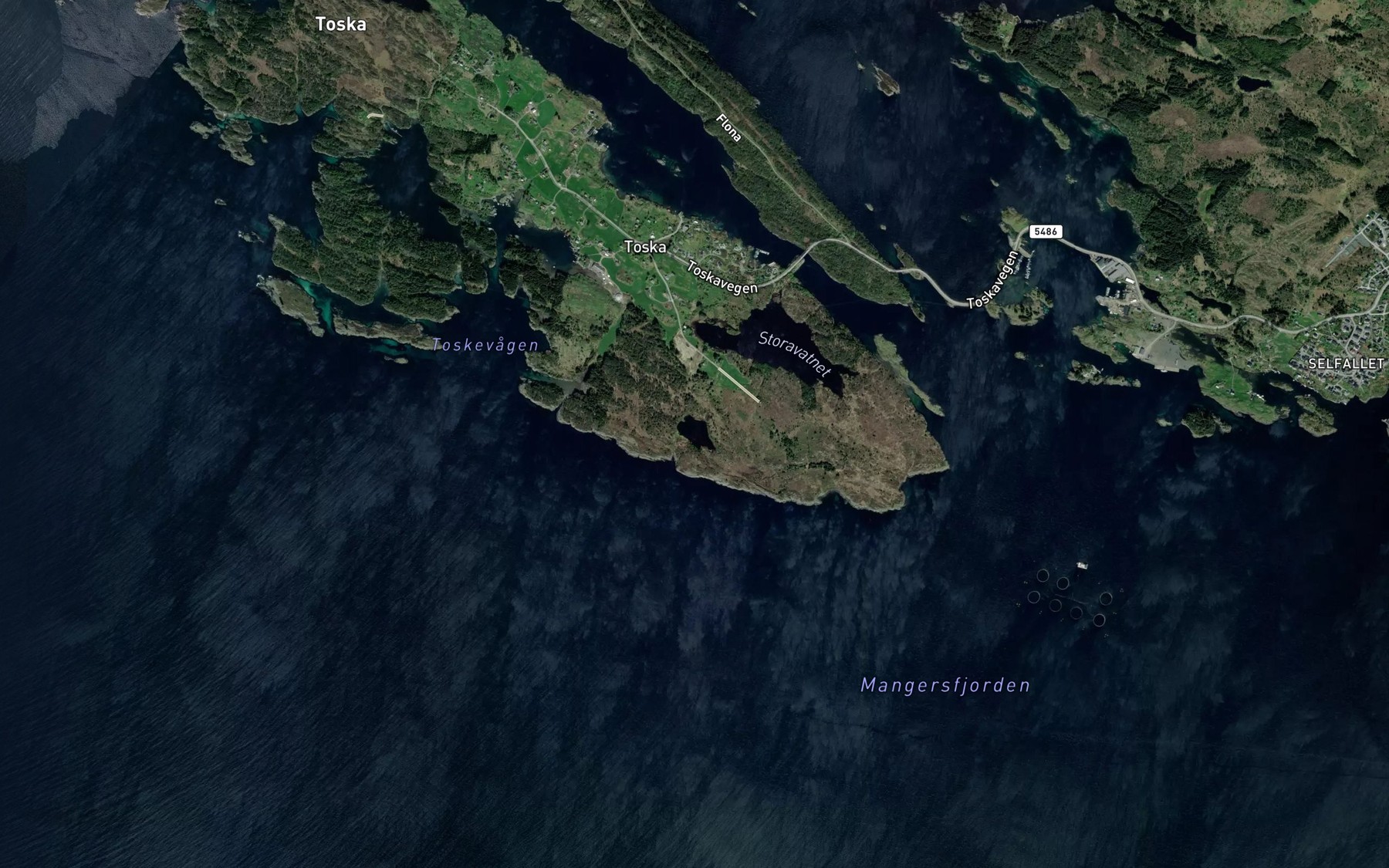 Satellite map of the Litlavatnet