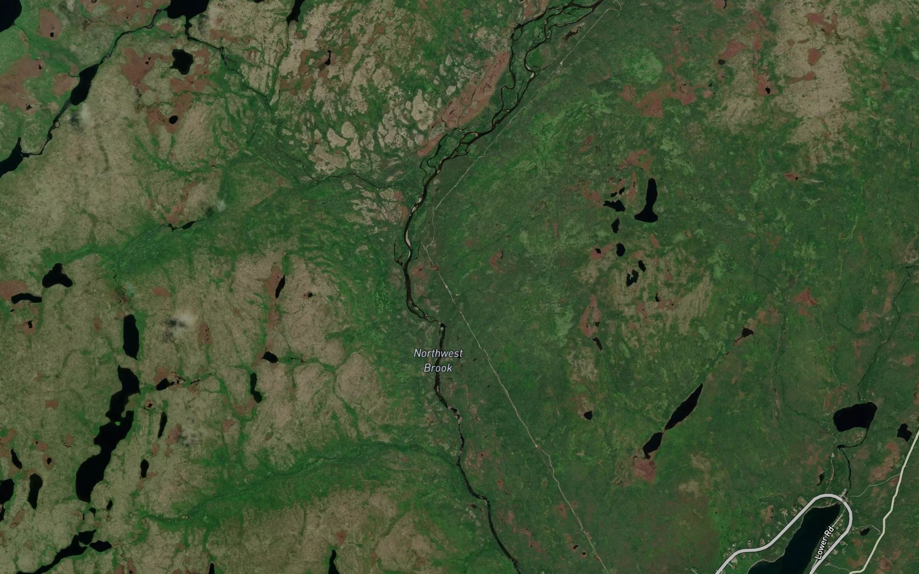 Satellite map of the Lady Allardyce Pool