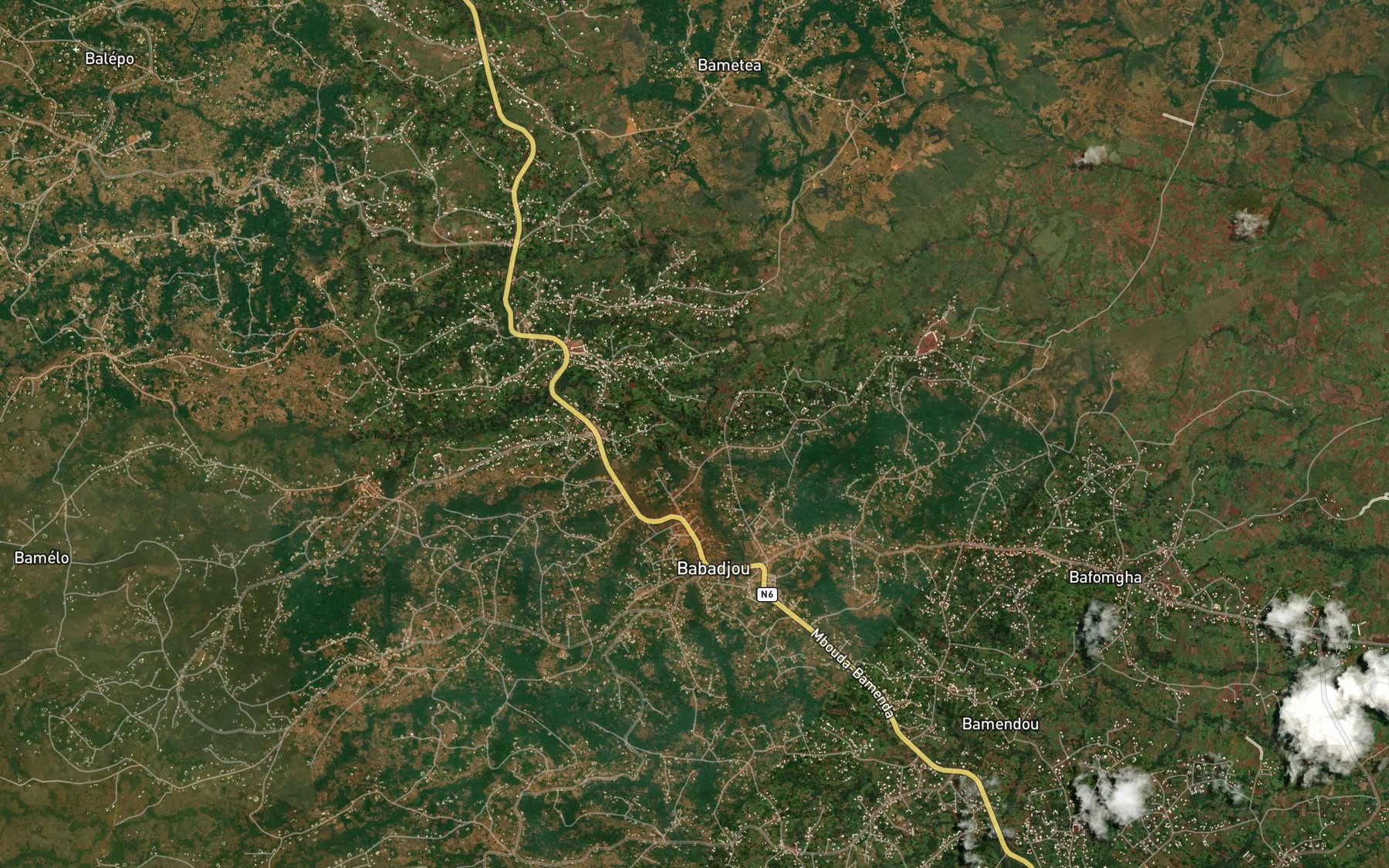 Satellite map of the Melon