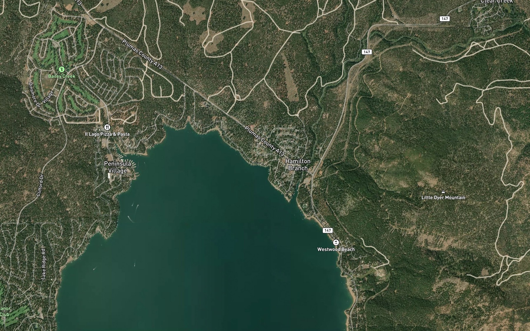 Satellite map of the Big Springs