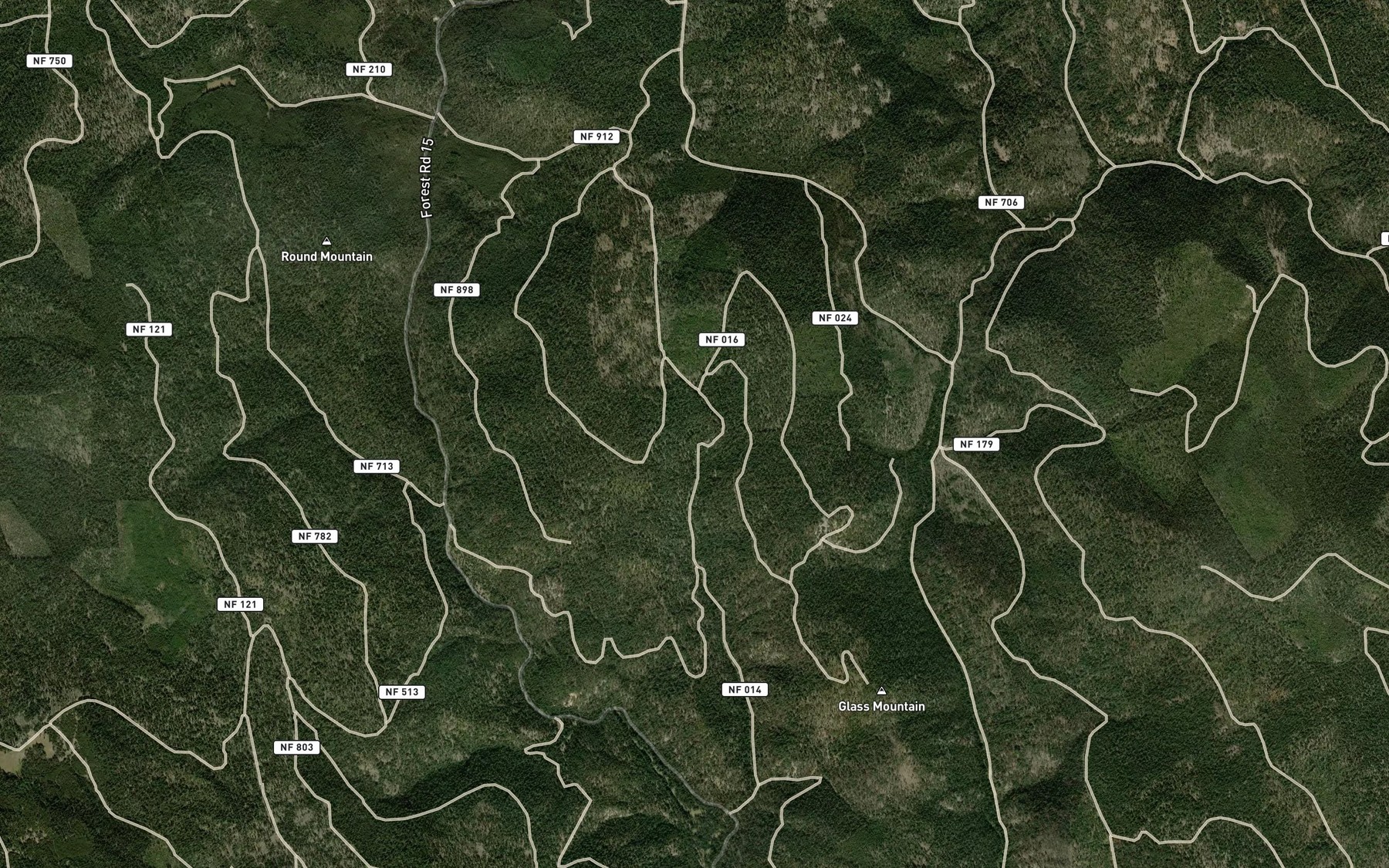 Satellite map of the Elk Wallow Spring