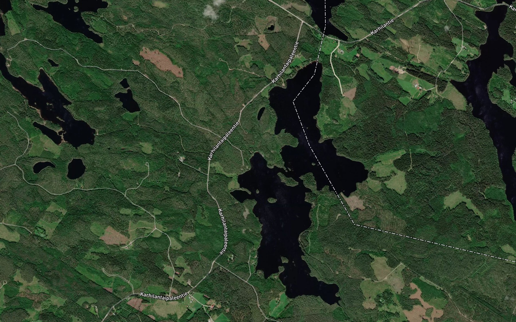 Satellite map of the Suuri Hakolahti