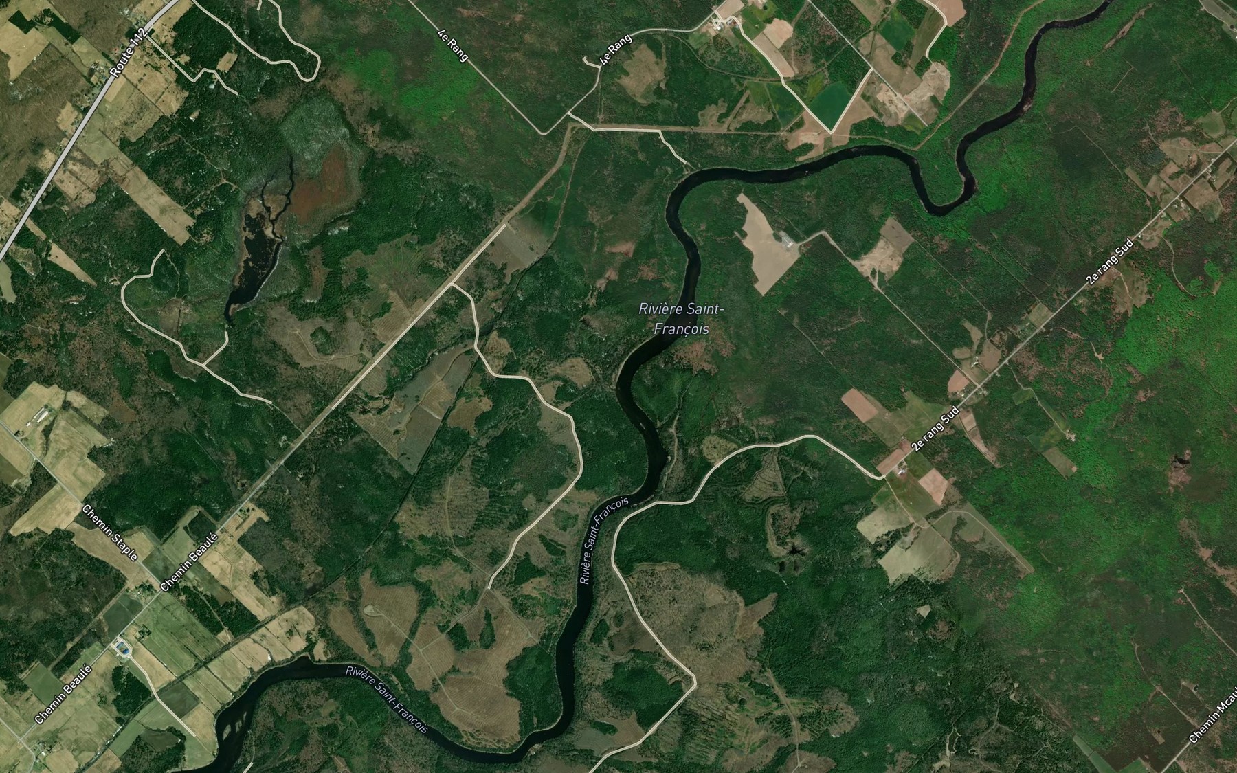 Satellite map of the Riviere de la Bogue